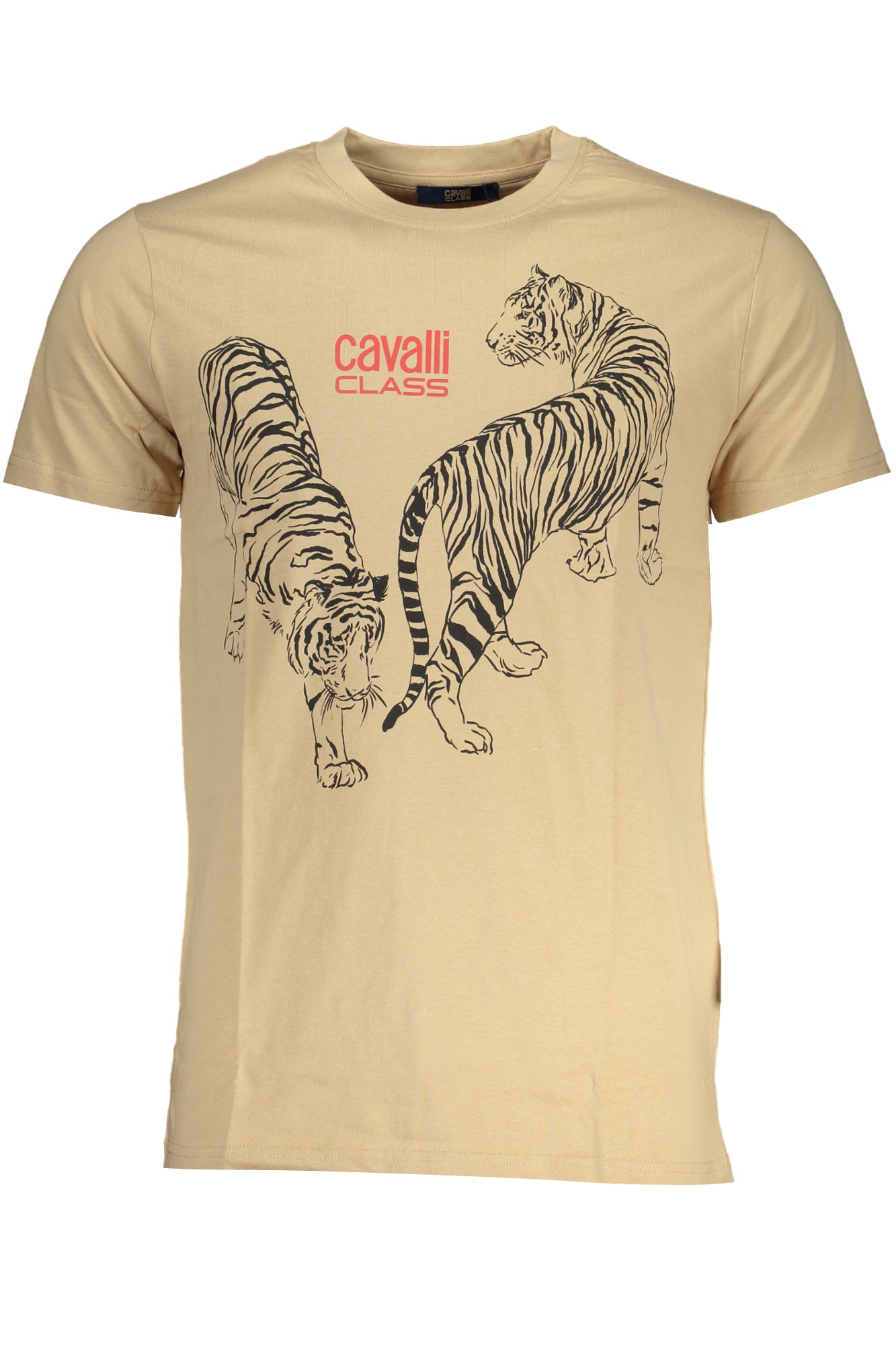 CAVALLI CLASS T-Shirts Beige - QXT62YJD060