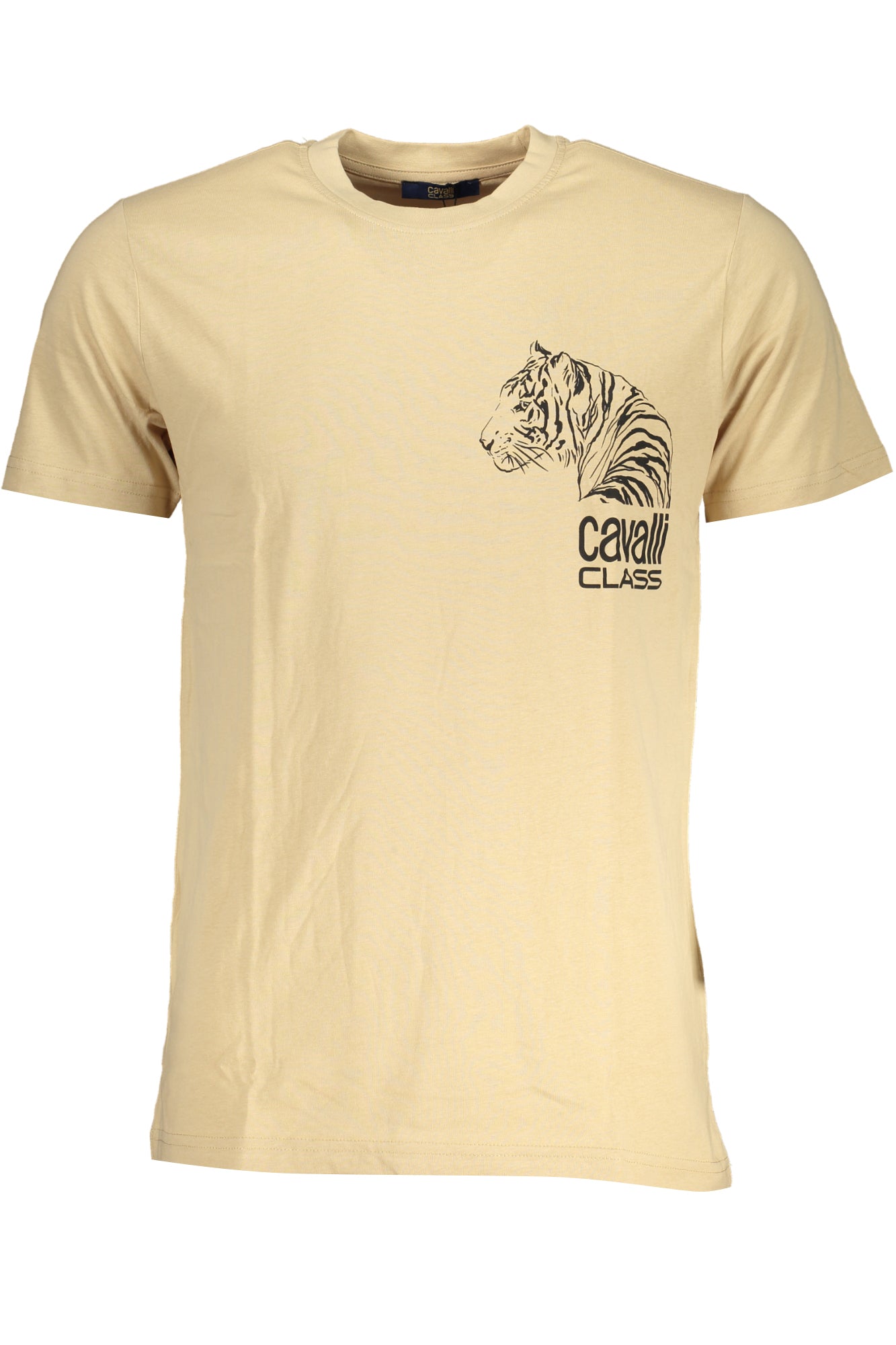 CAVALLI CLASS T-Shirts Beige - QXT63EJD060