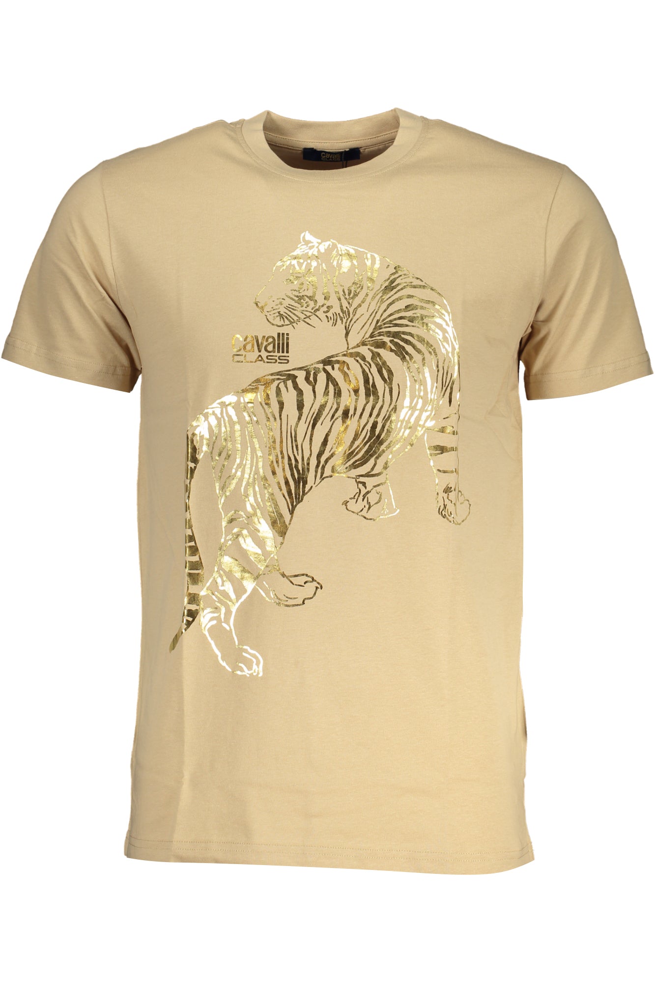 CAVALLI CLASS T-Shirts Beige - QXT62TJD060