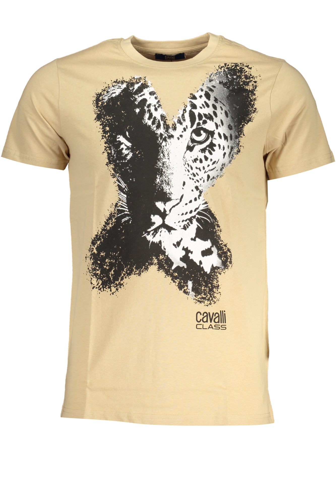 CAVALLI CLASS T-Shirts Beige - QXT63AJD060