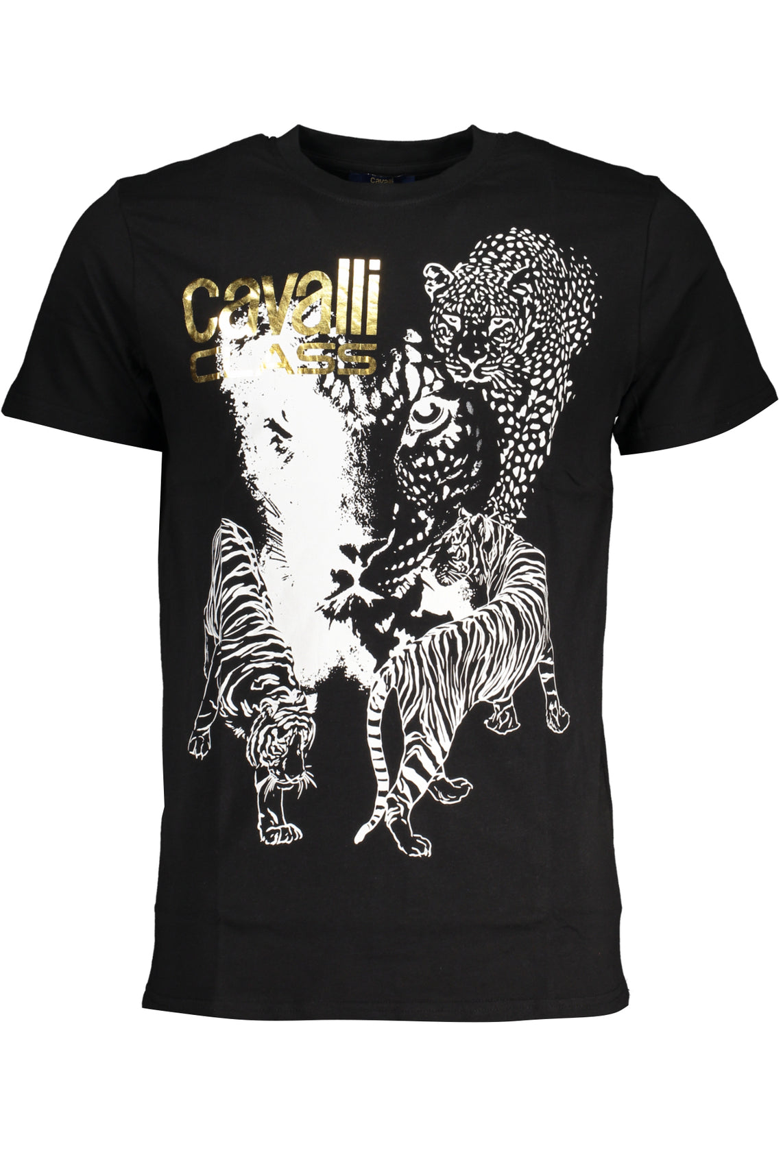 CAVALLI CLASS T-Shirts Black - QXT63BJD060