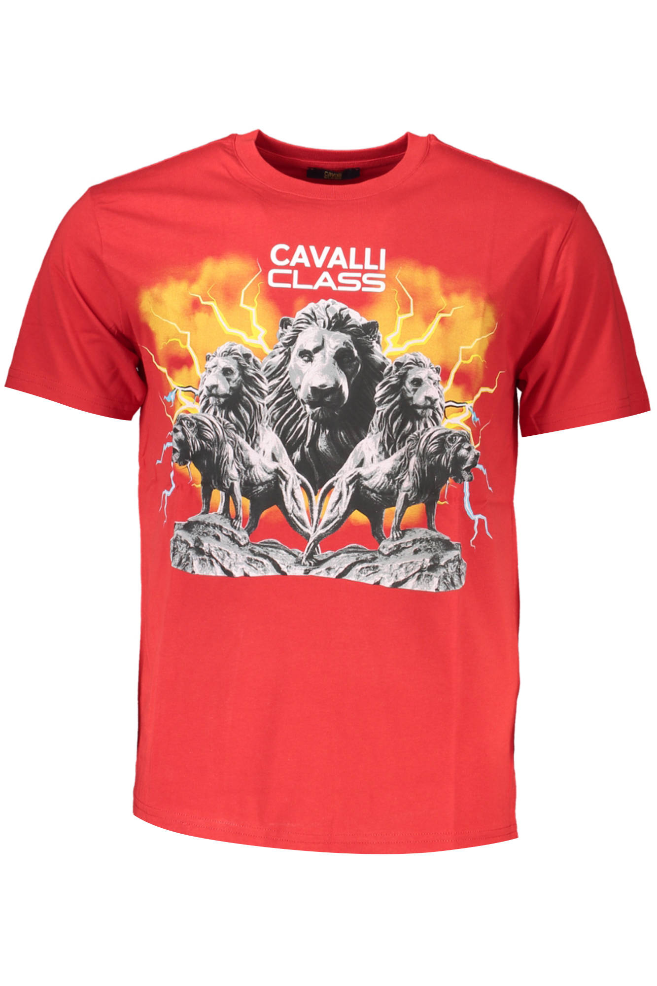 CAVALLI CLASS T-Shirts Red - QXT60FJD060