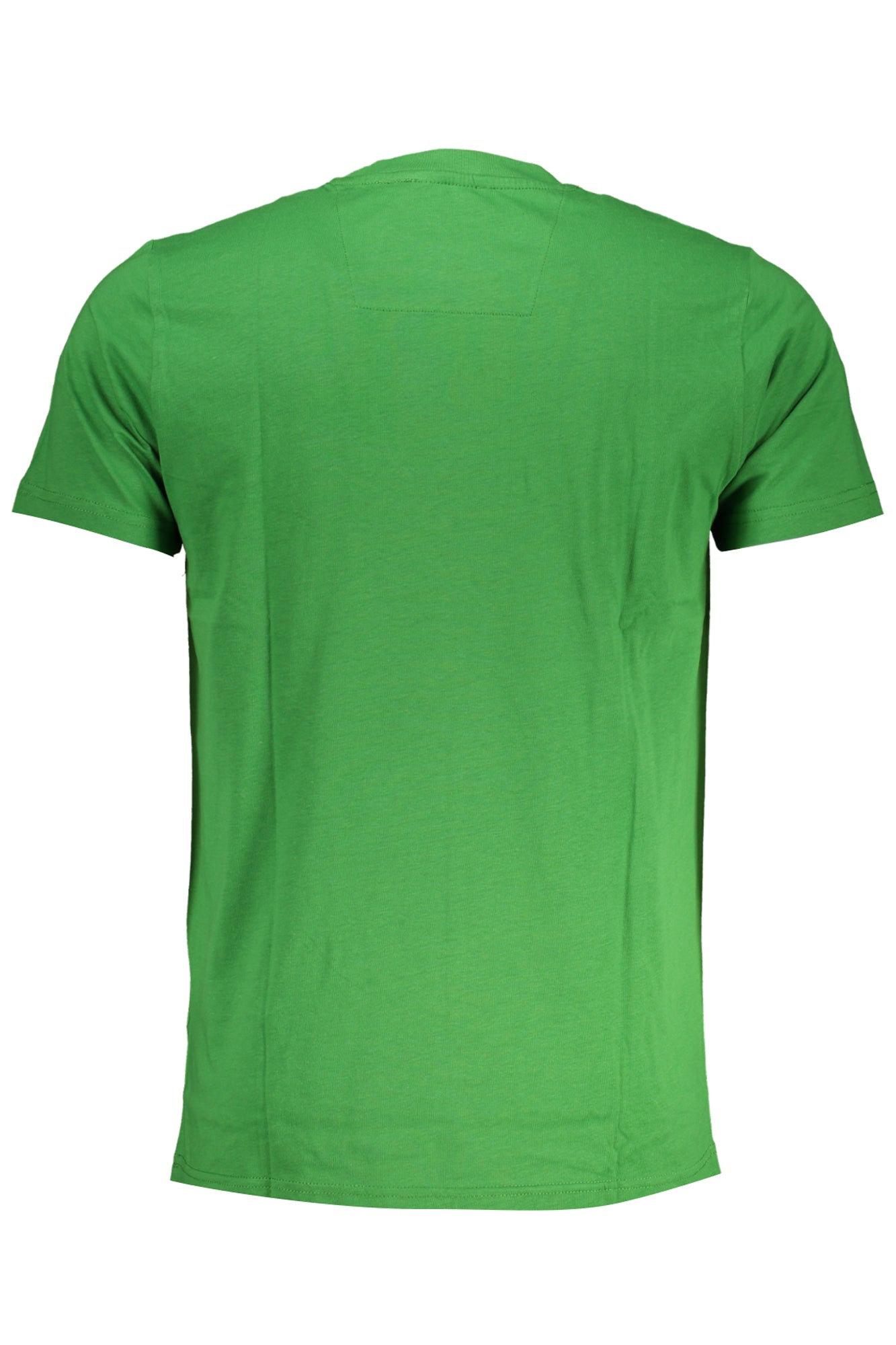 Green men's short sleeved t-shirt