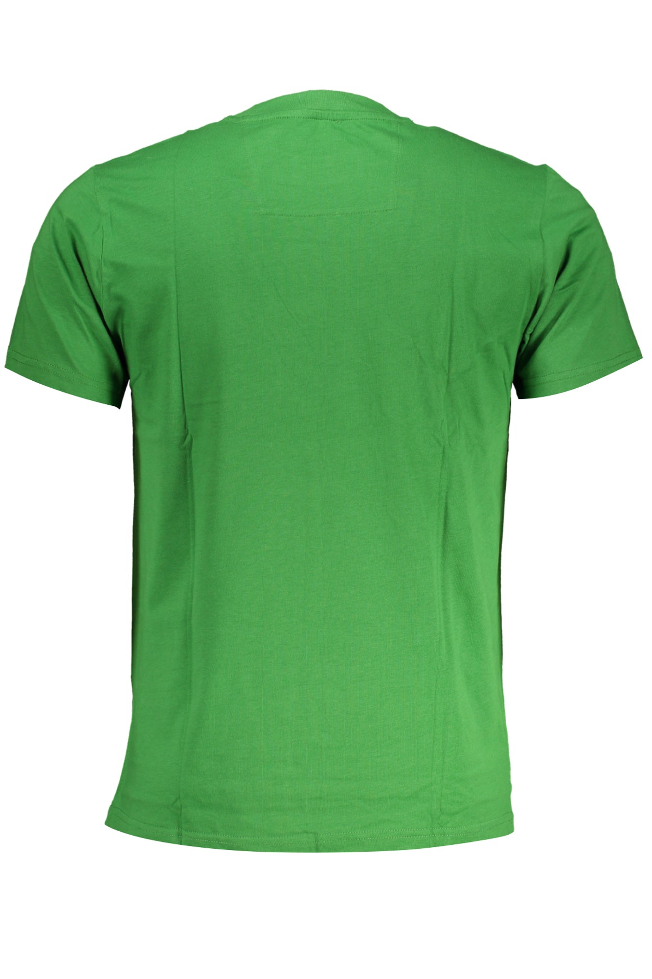 Green men's short sleeved t-shirt