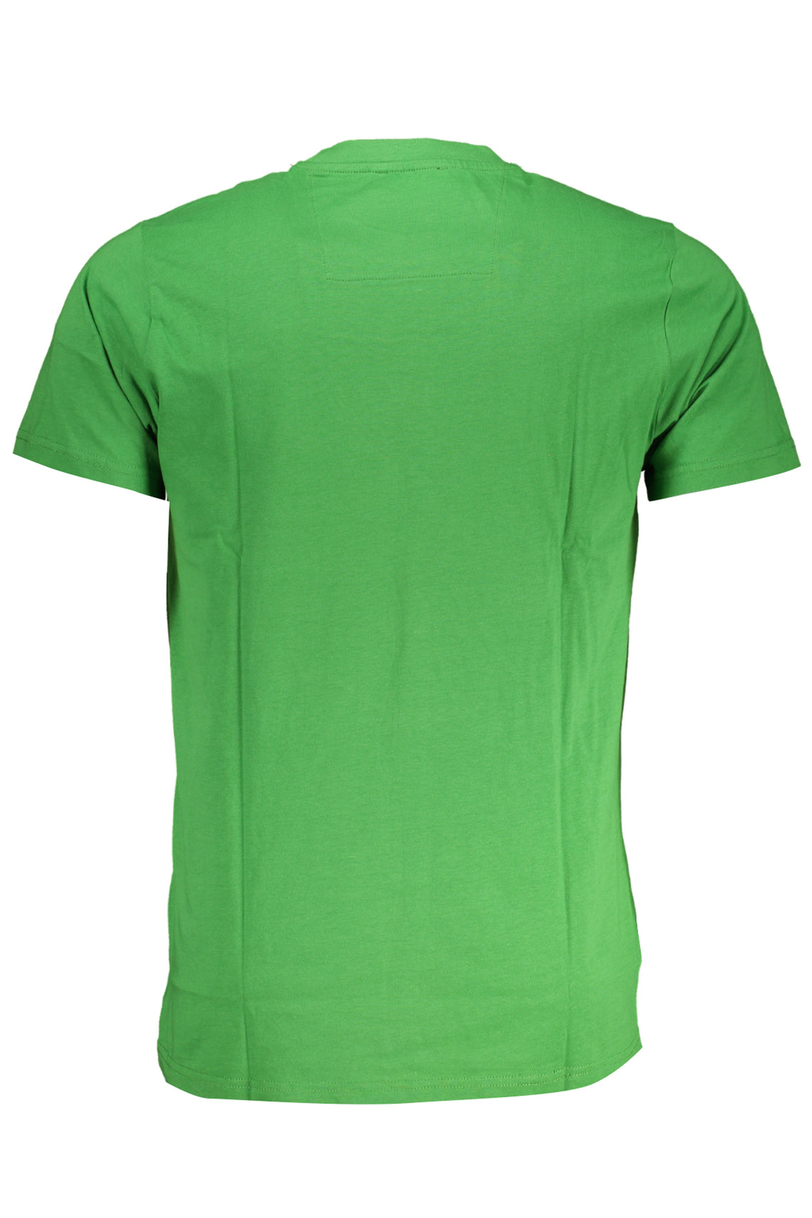 Green men's short sleeved t-shirt