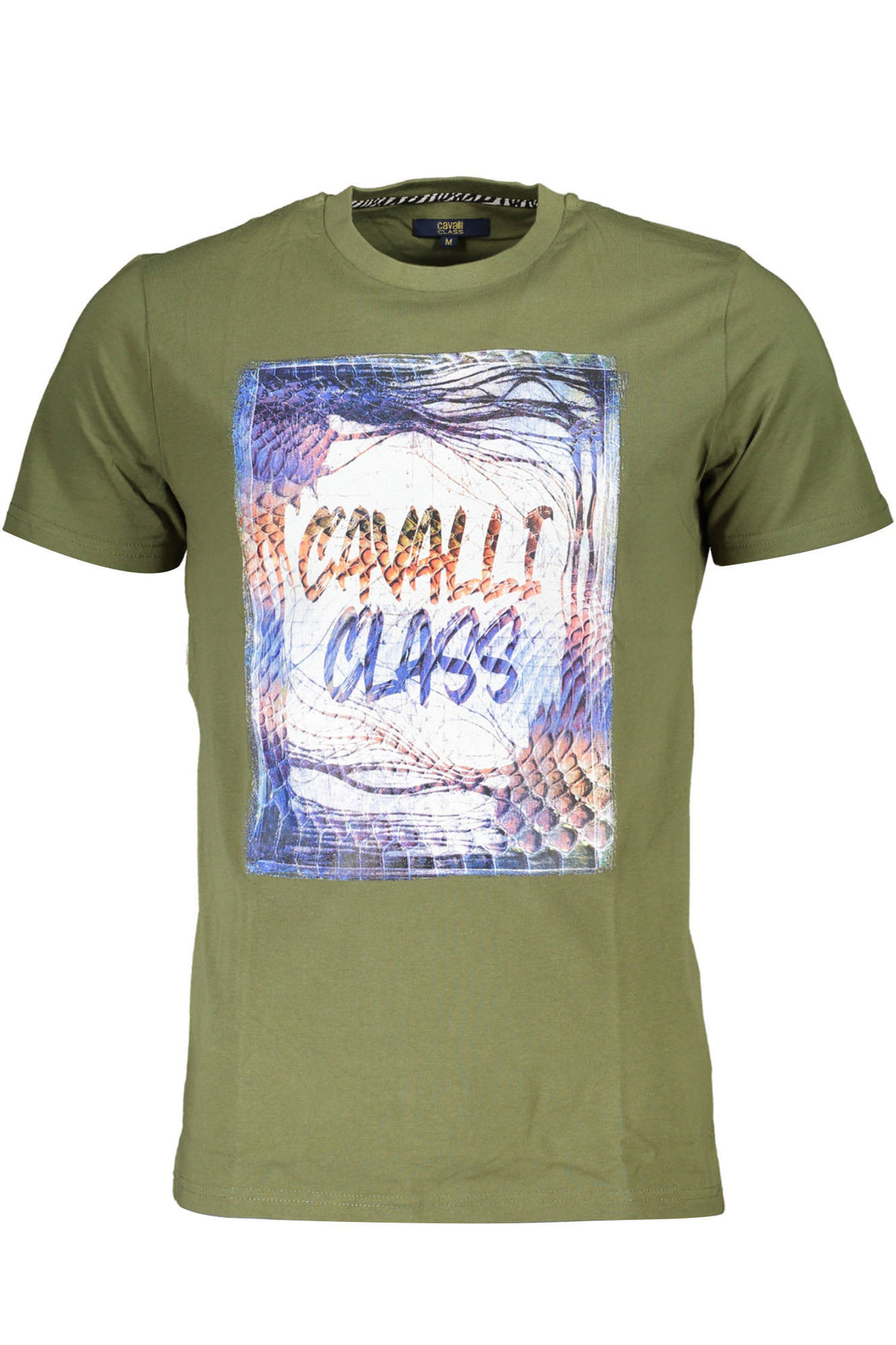 CAVALLI CLASS T-Shirts Green - QXT61OJD060