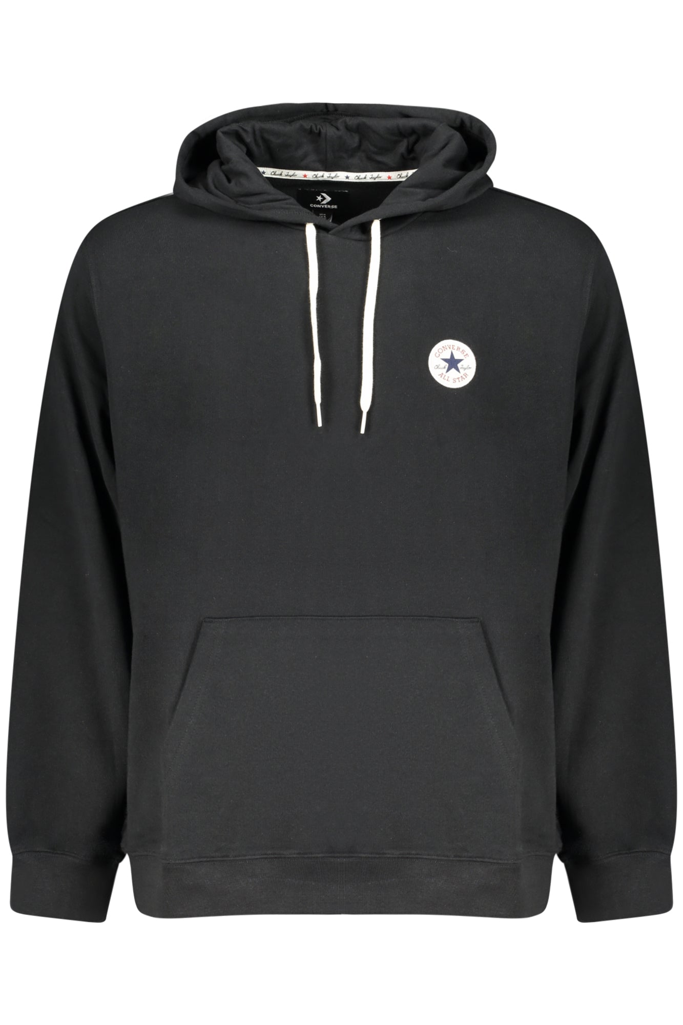 CONVERSE Converse Men's Zip-Up Hoodie, Black - Nero