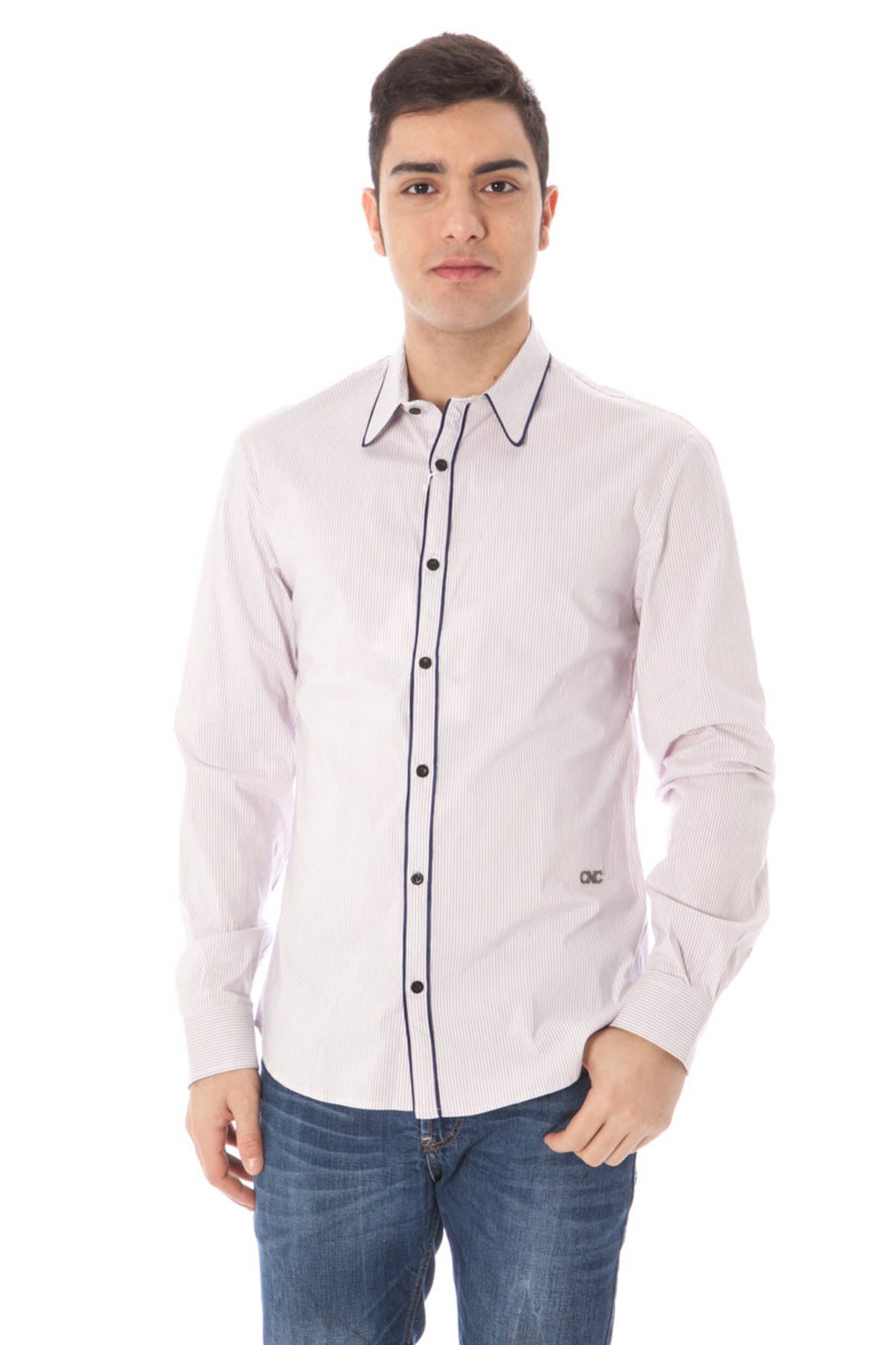 COSTUME NATIONAL COSTUME NATIONAL MEN'S LONG SLEEVE PINK SHIRT - Rosa