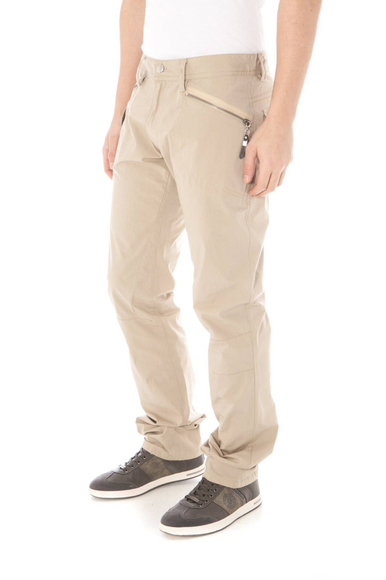 Beige men's trousers