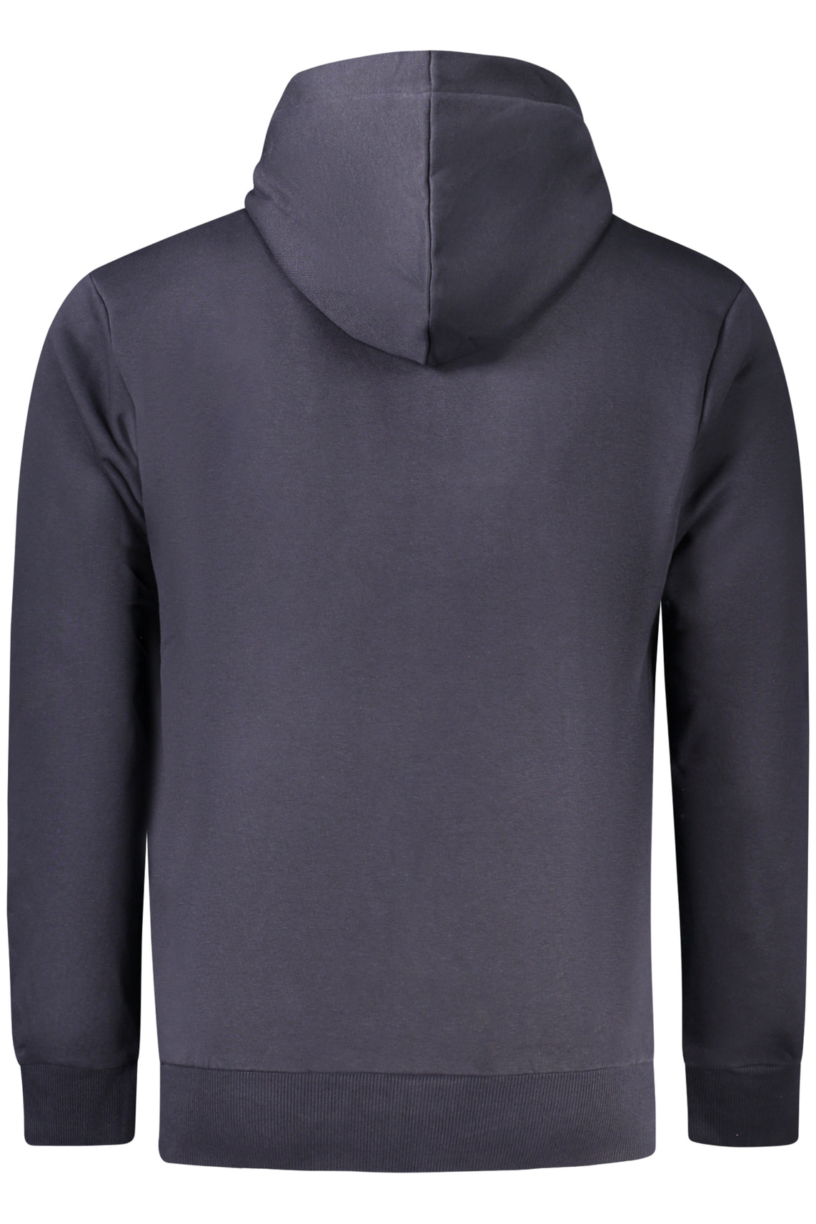 Felpa con zip uomo blu