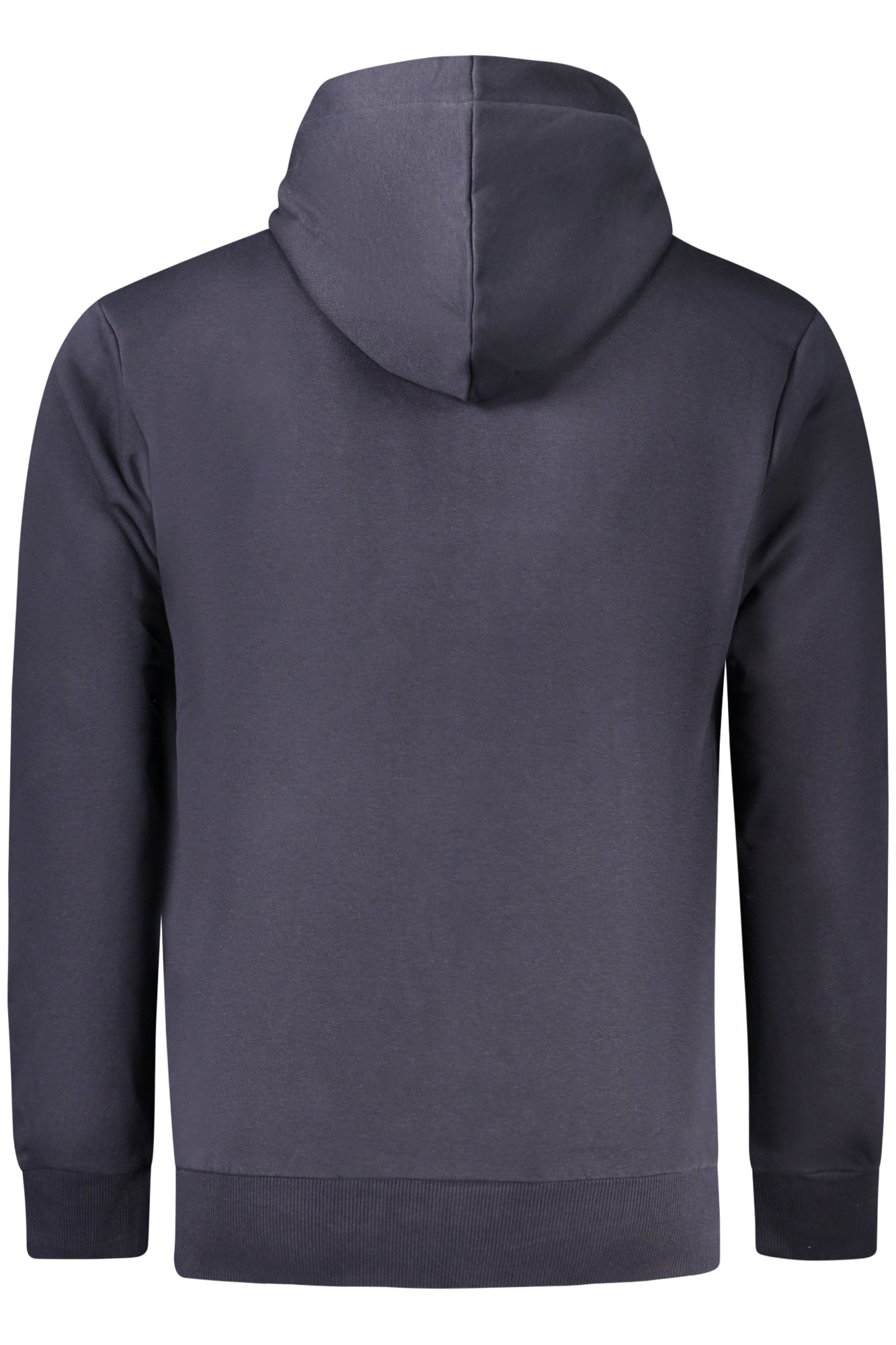 Felpa con zip uomo blu