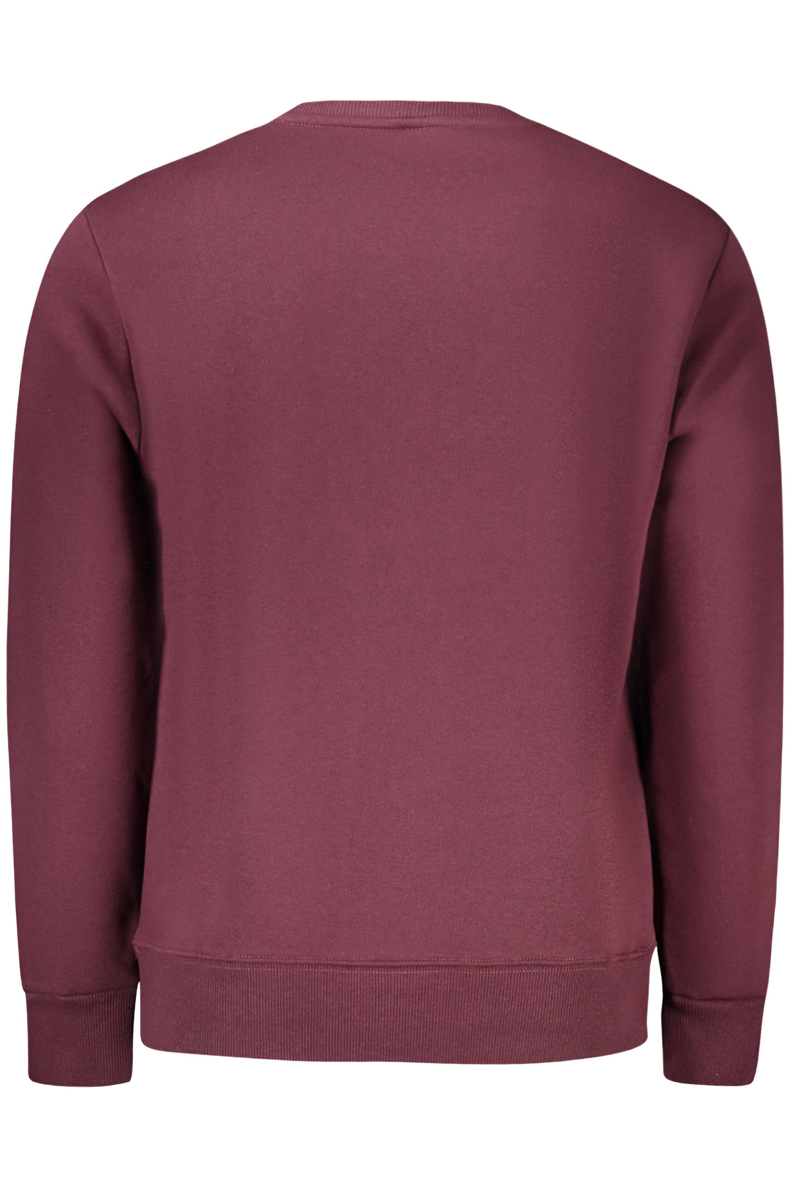 Felpa senza zip uomo rosso