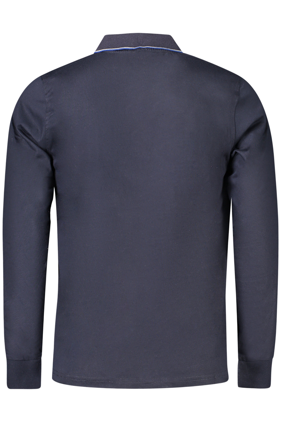 Polo long sleeves men blue