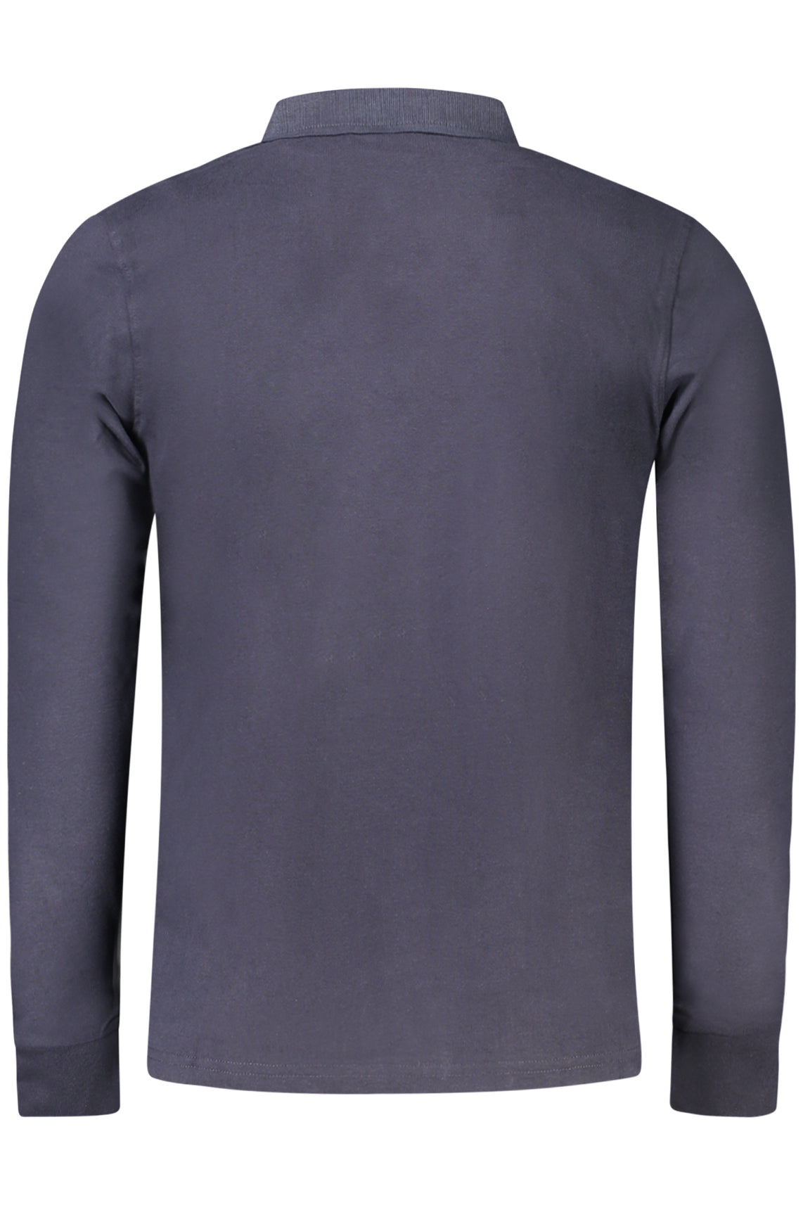 Polo long sleeves men blue