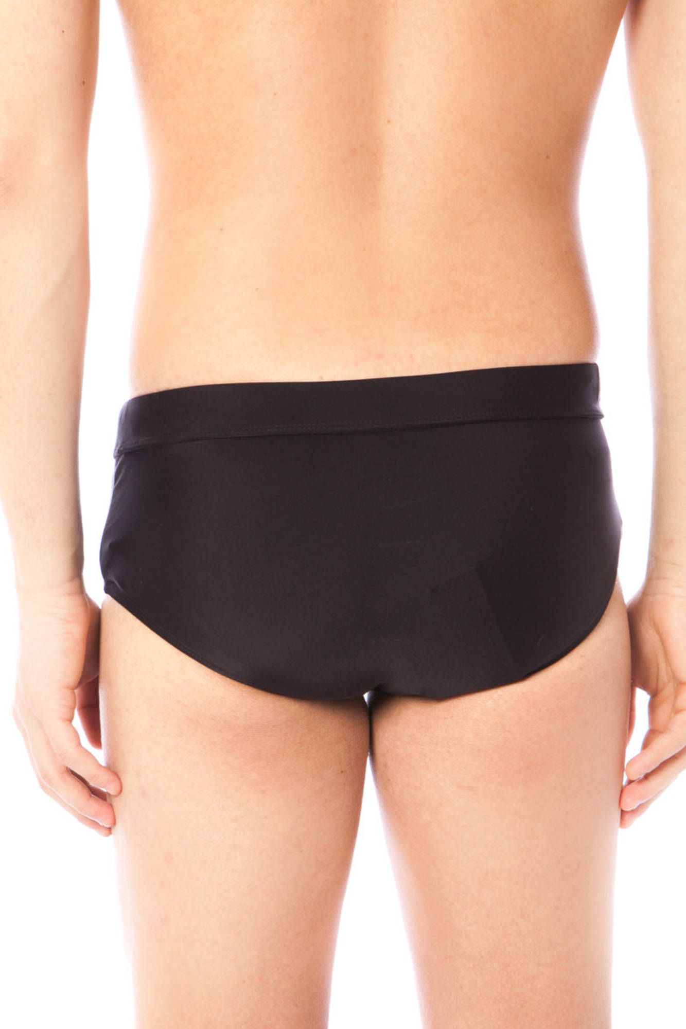 Costume parts under man black