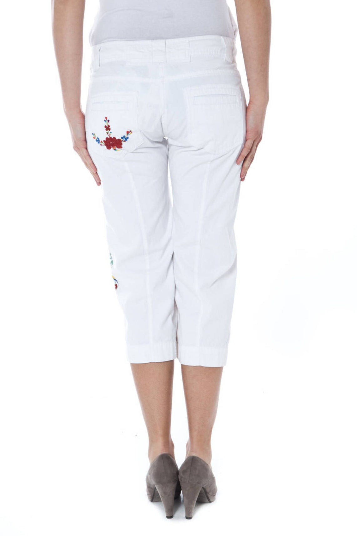 White men's bermuda trousers