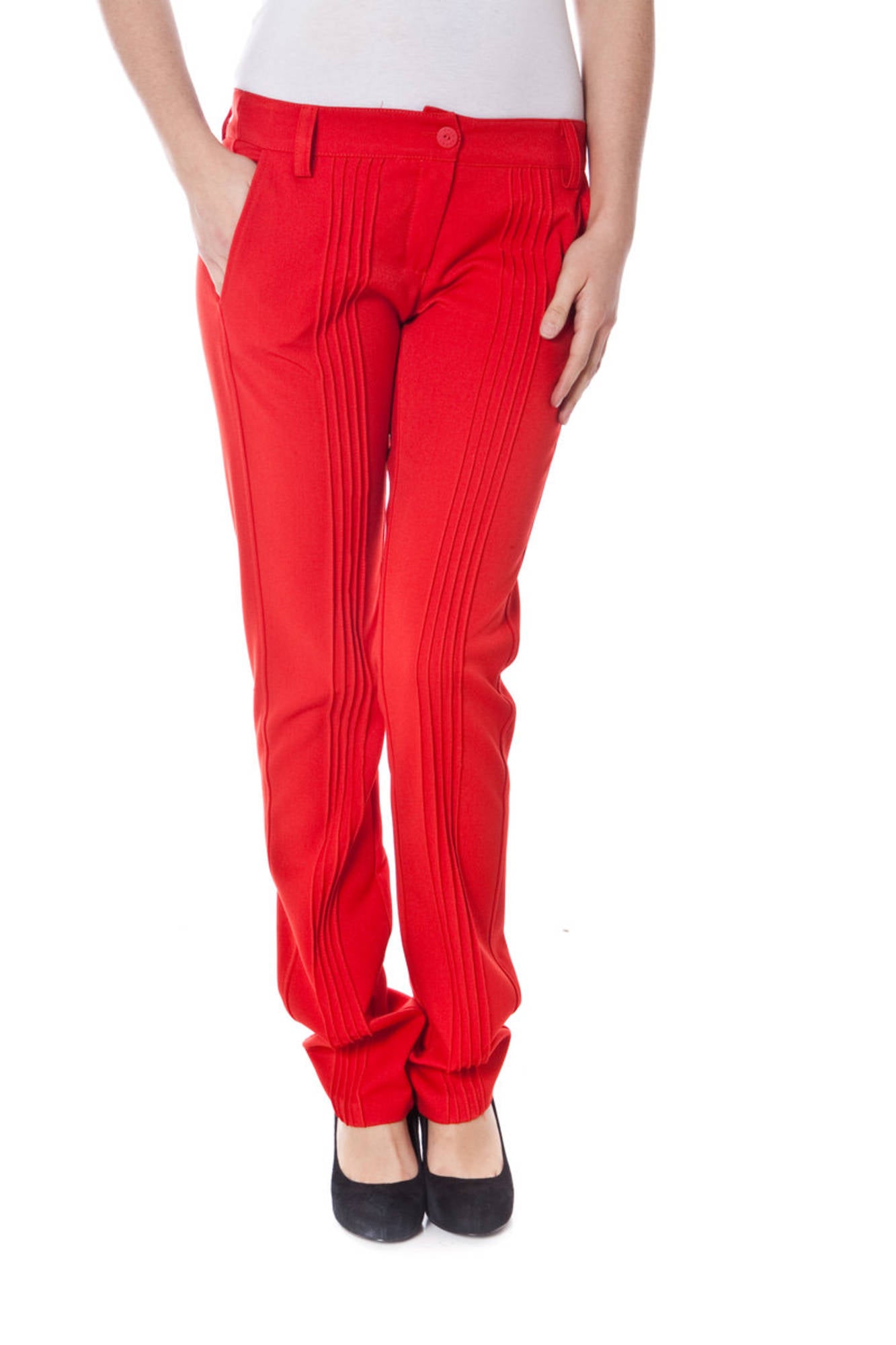 DENNY ROSE Trousers Rosso - 6065