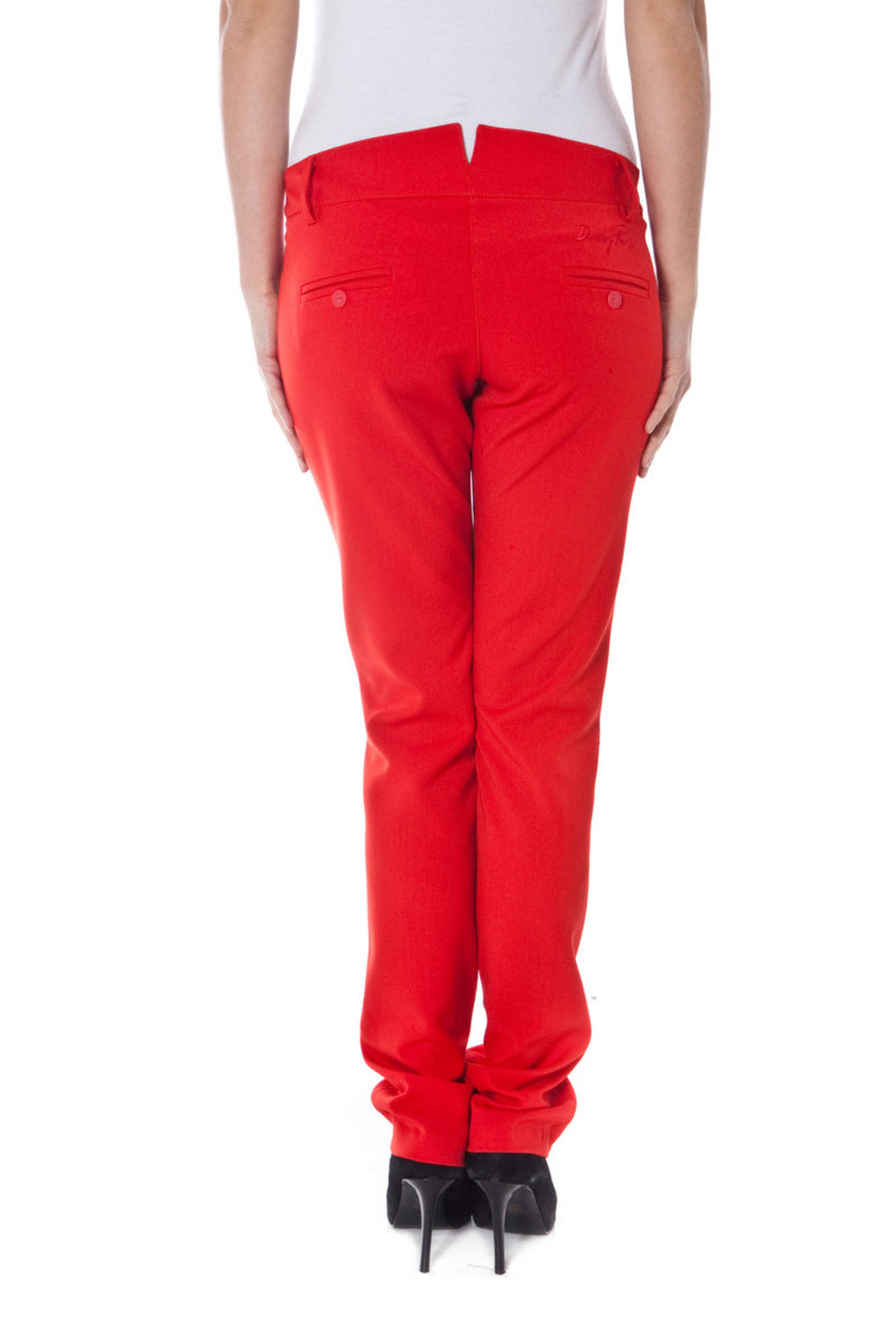 Red woman trousers