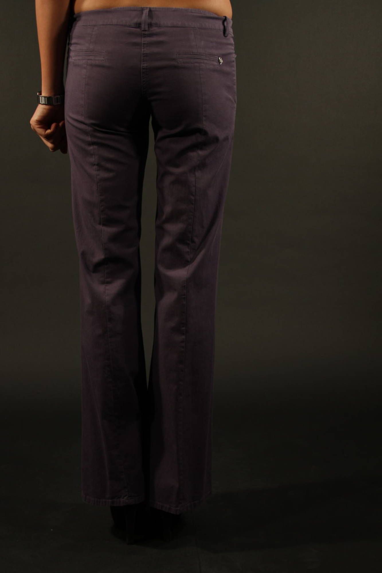 Women's purple trousers