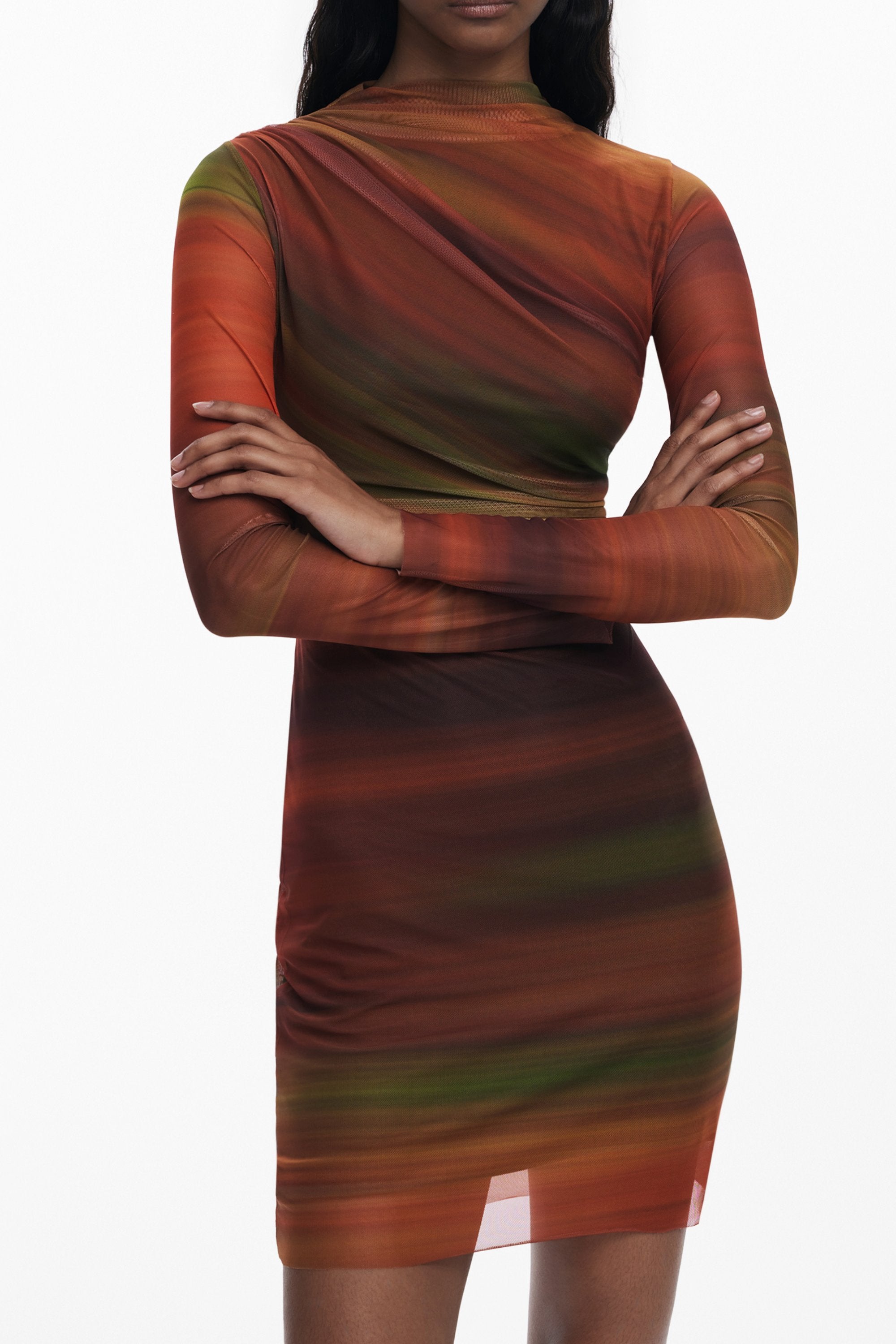 DESIGUAL Dresses Arancione - 25WWVK21