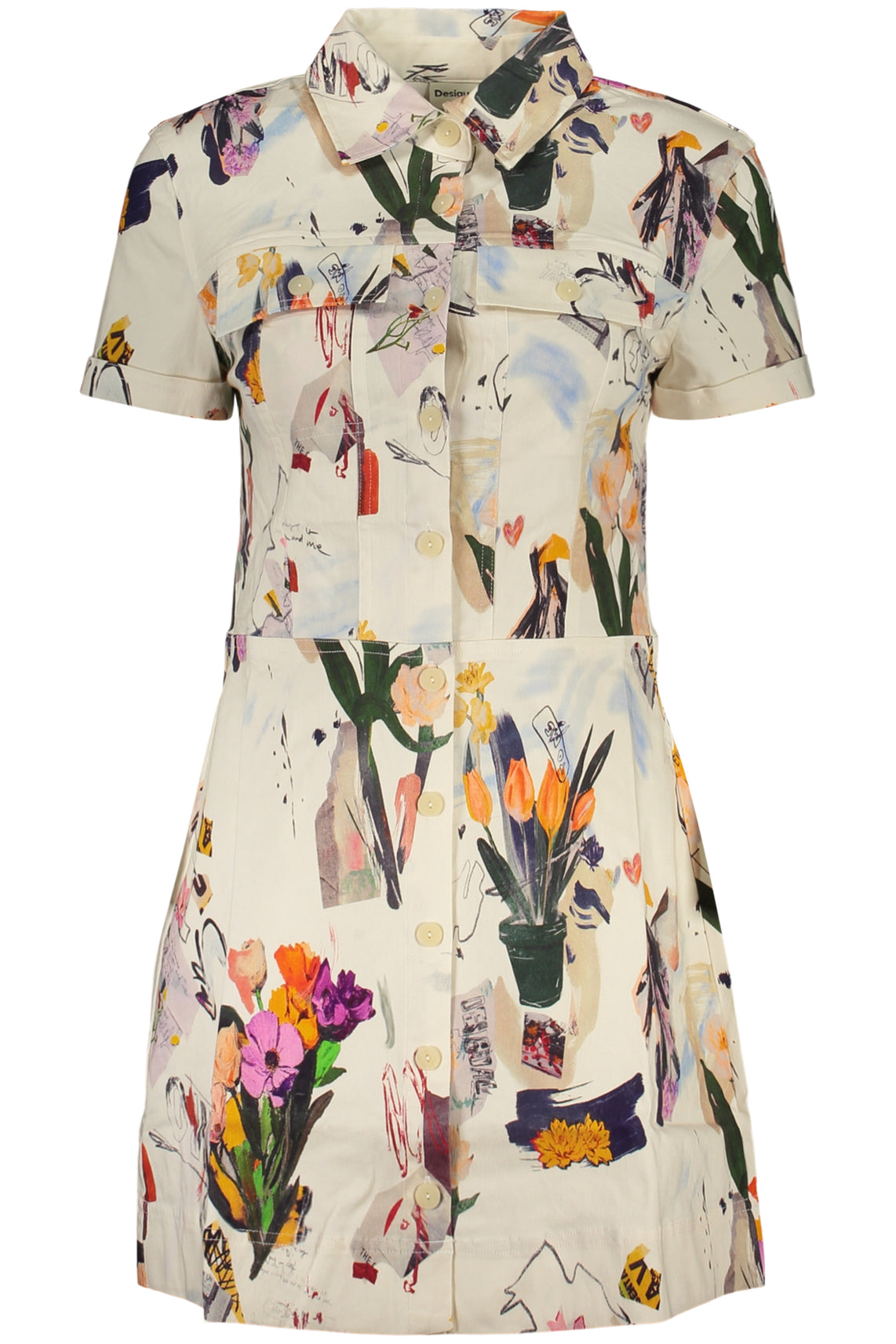 DESIGUAL Dresses Bianco - 26SWVW48
