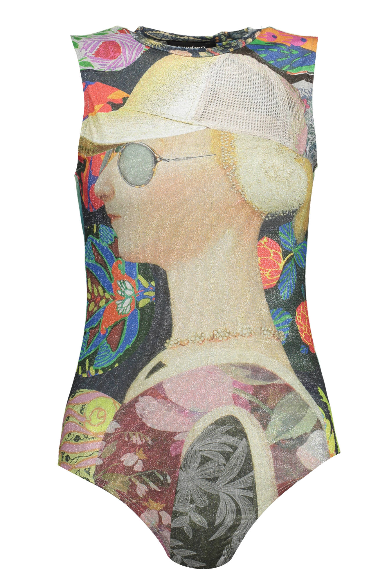 DESIGUAL DESIGUAL BODY A TANK TOP WOMAN GREEN - Verde