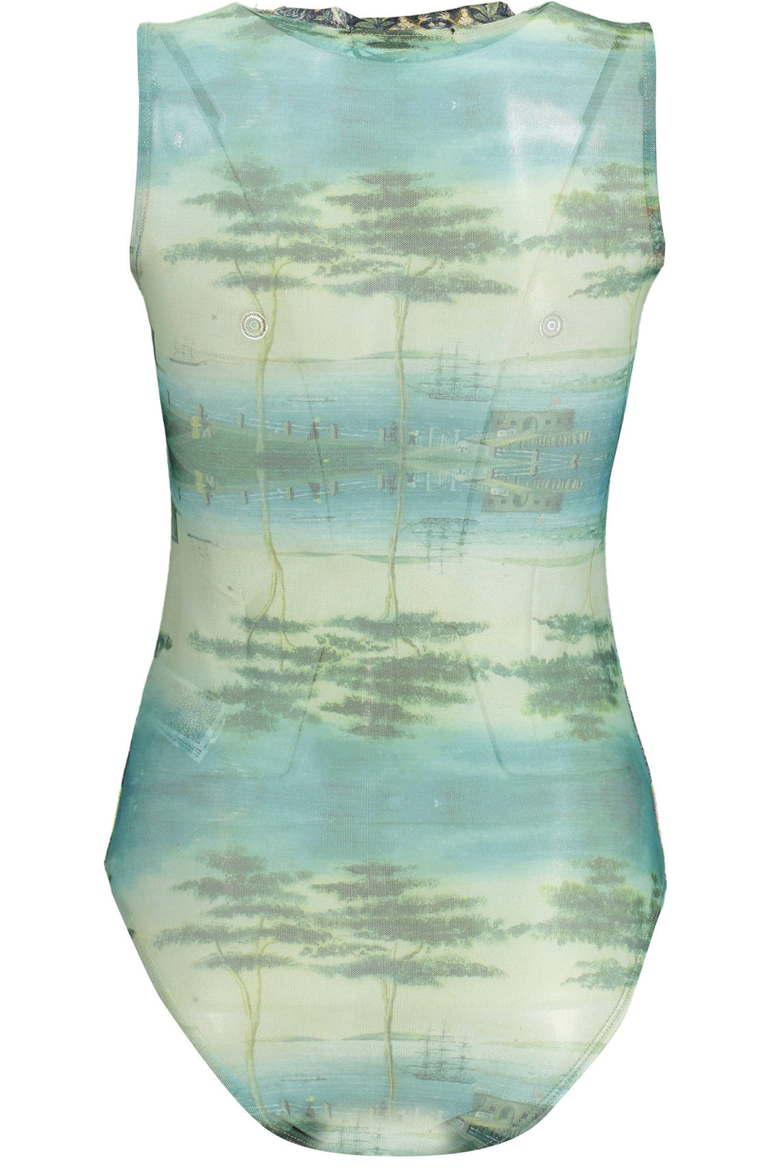 DESIGUAL Body Verde - 22SWTKB2
