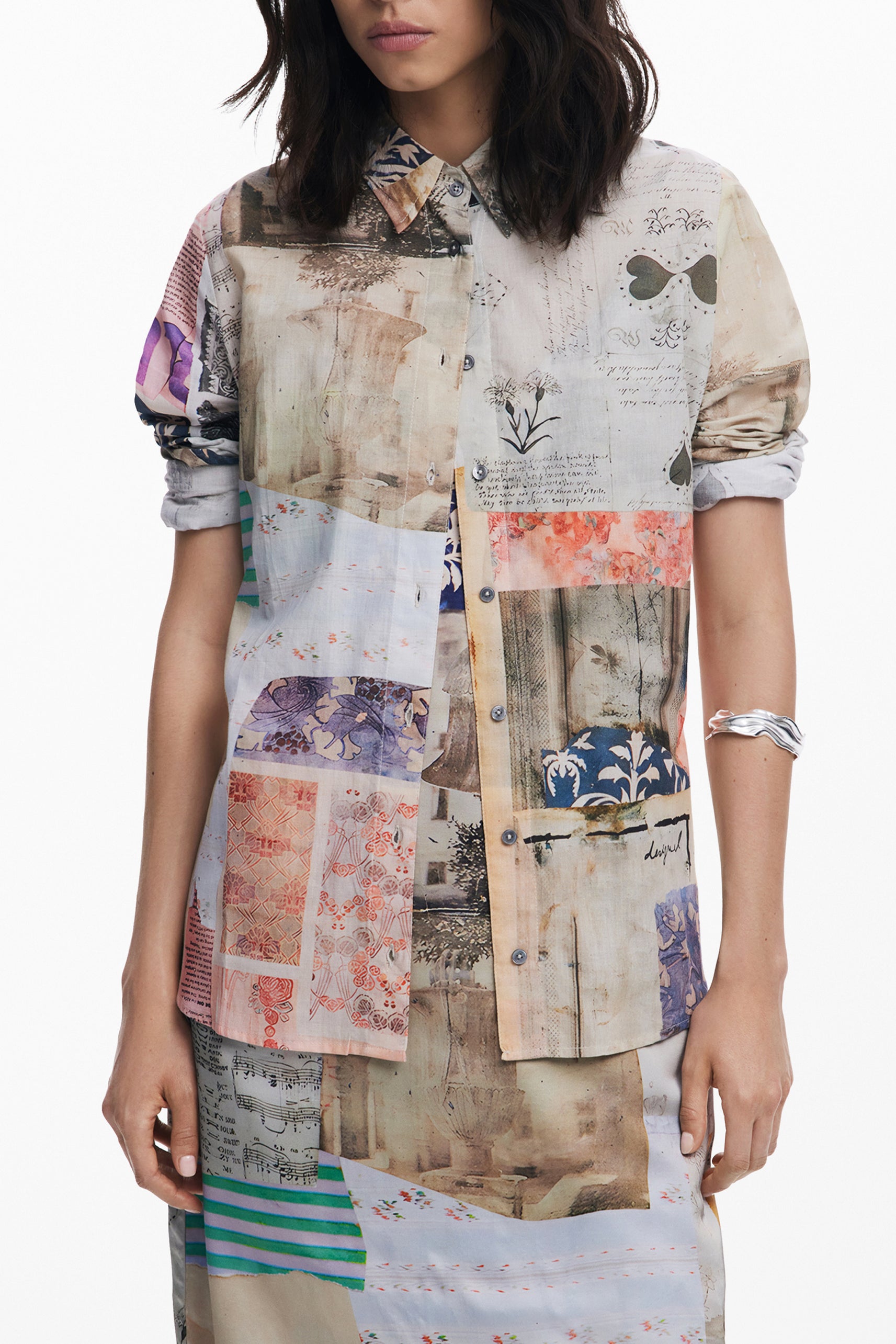 DESIGUAL Shirts Beige - 25WWCW18