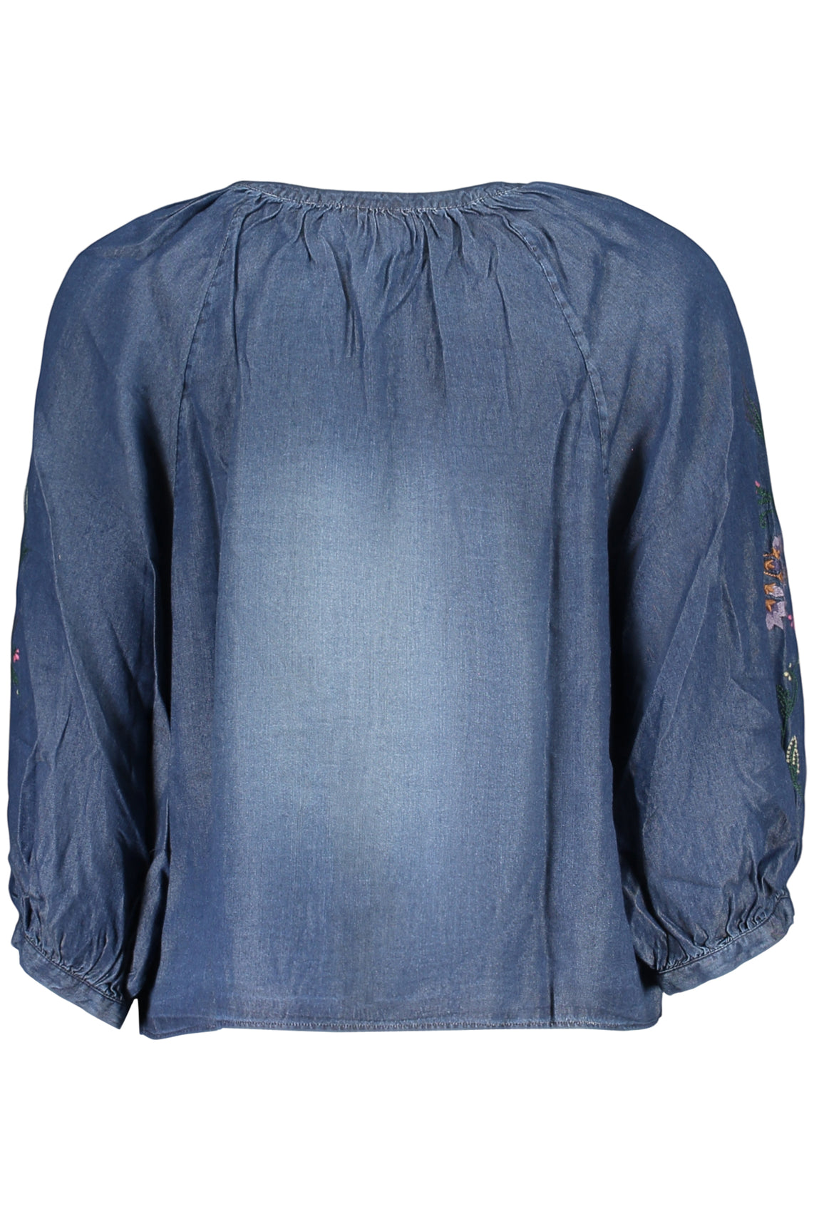 DESIGUAL DESIGUAL WOMEN'S LONG-SLEEVED SHIRT, BLUE - Blu