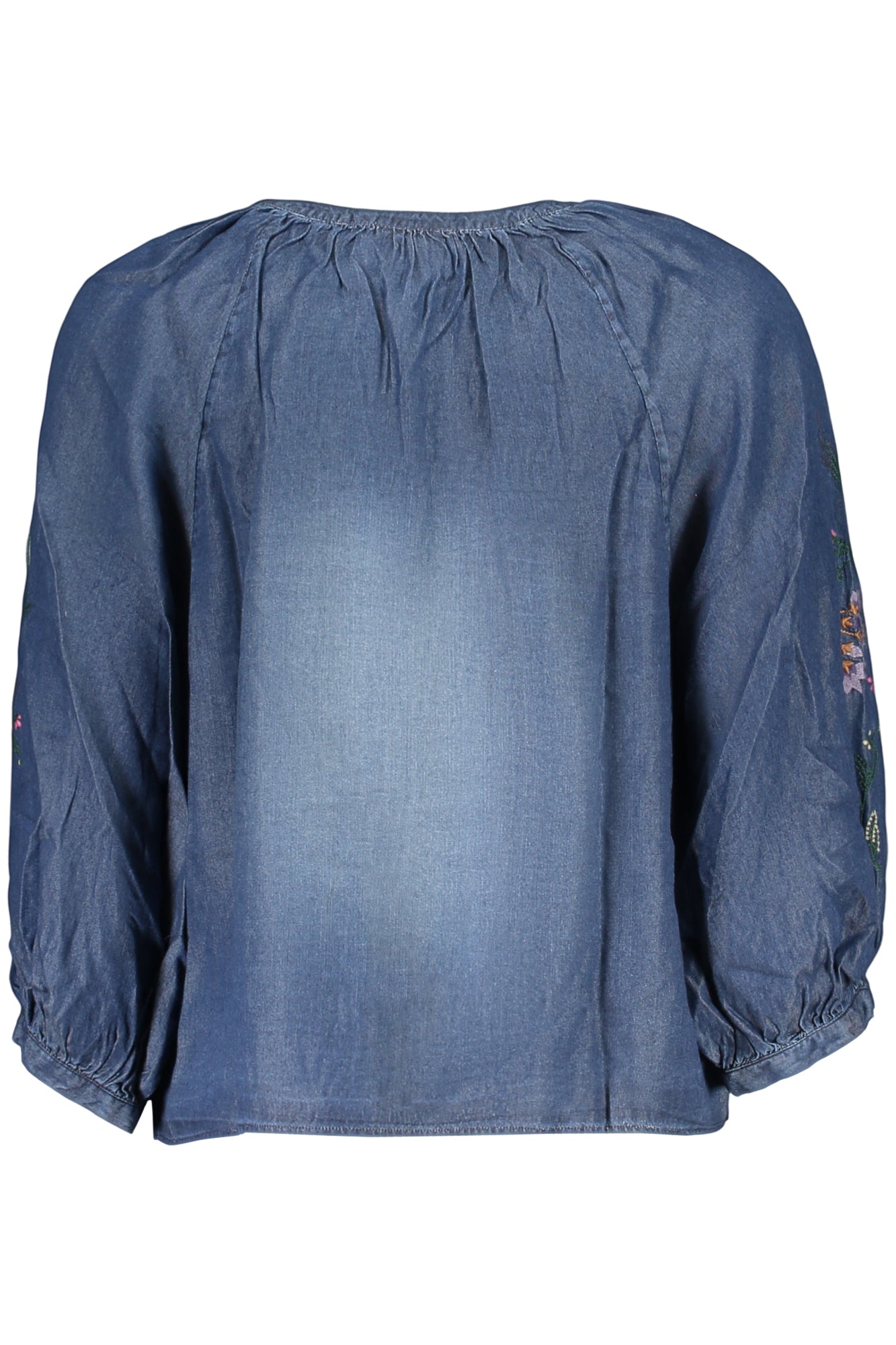 DESIGUAL DESIGUAL WOMEN'S LONG-SLEEVED SHIRT, BLUE - Blu