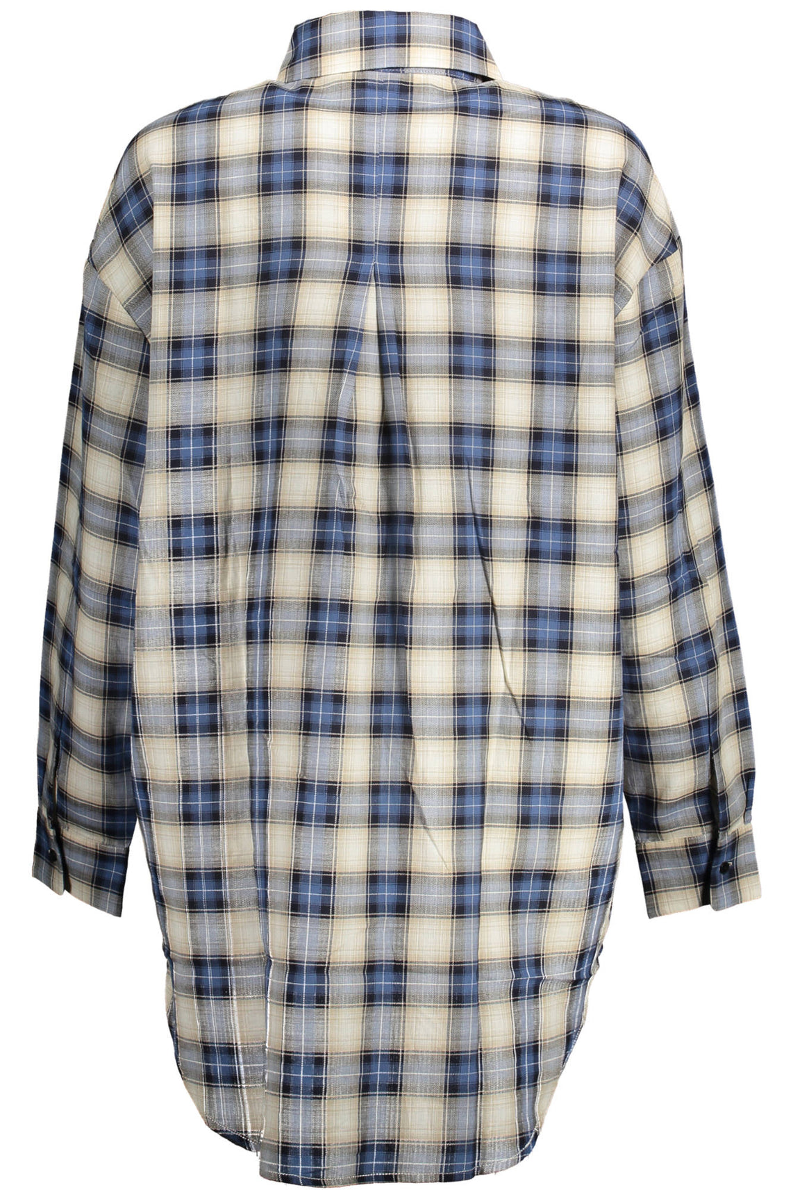 Long sleeve shirt blue woman