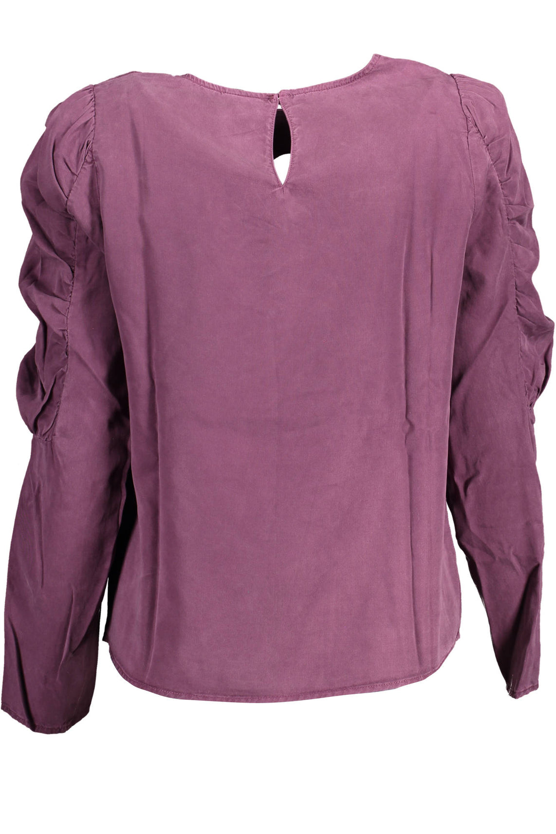 Long sleeve shirt purple woman