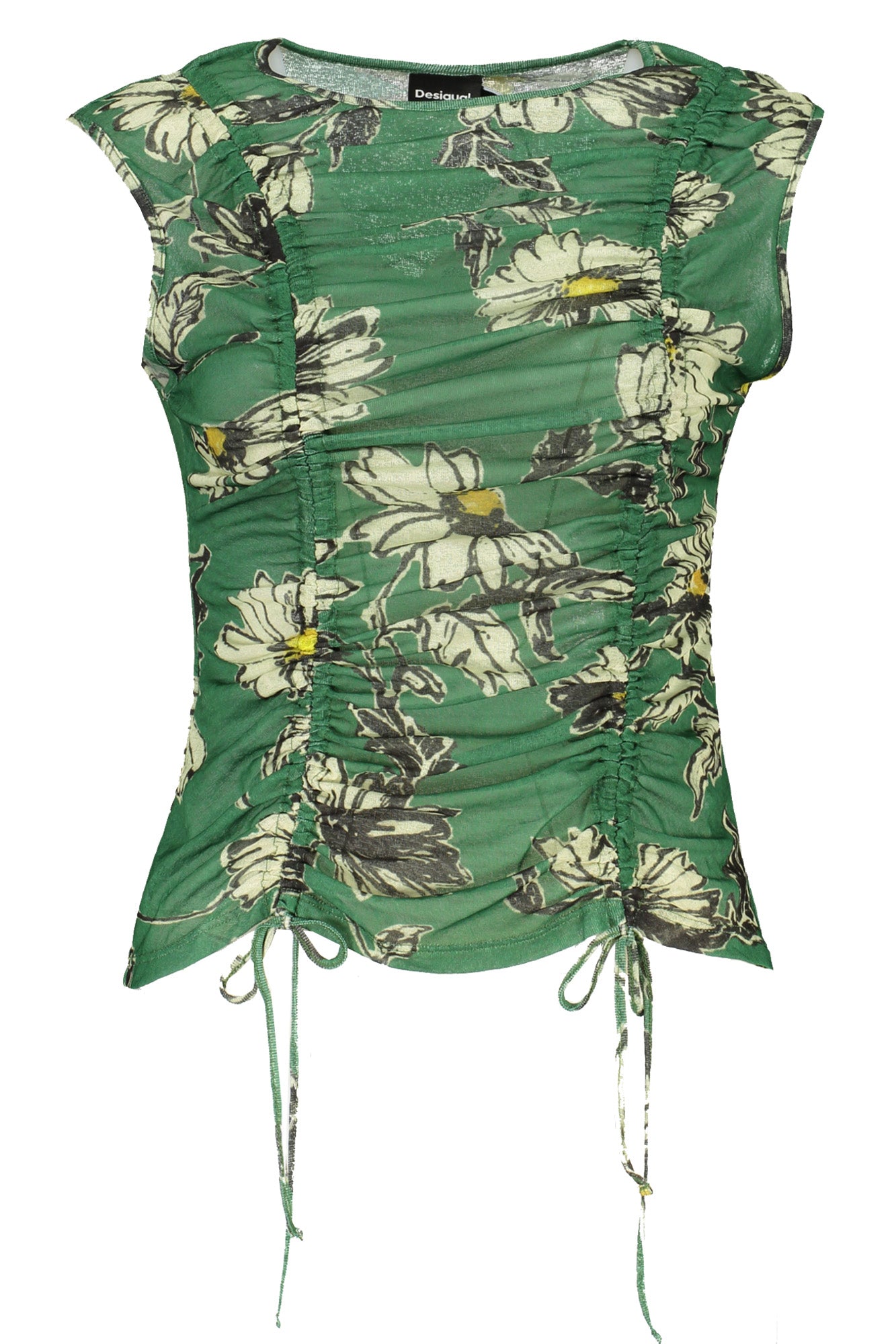 DESIGUAL Tank Tops Verde - 24SWTK24