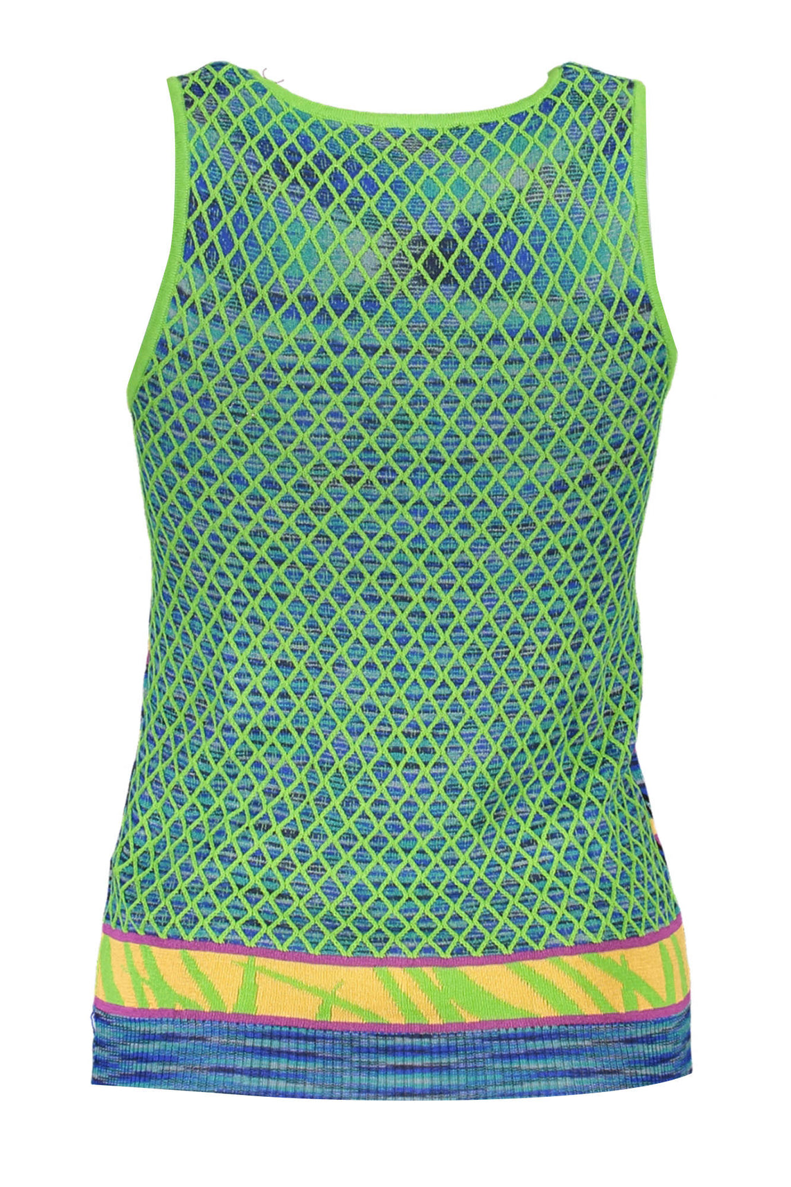 DESIGUAL Tank Tops Verde - 23SWTKBC