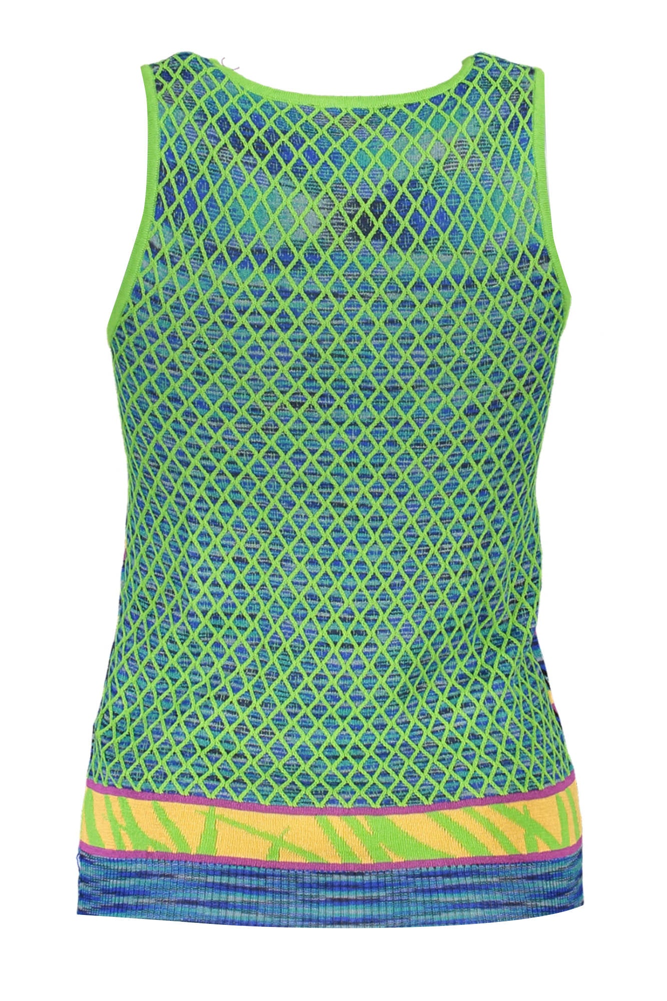 DESIGUAL Tank Tops Verde - 23SWTKBC