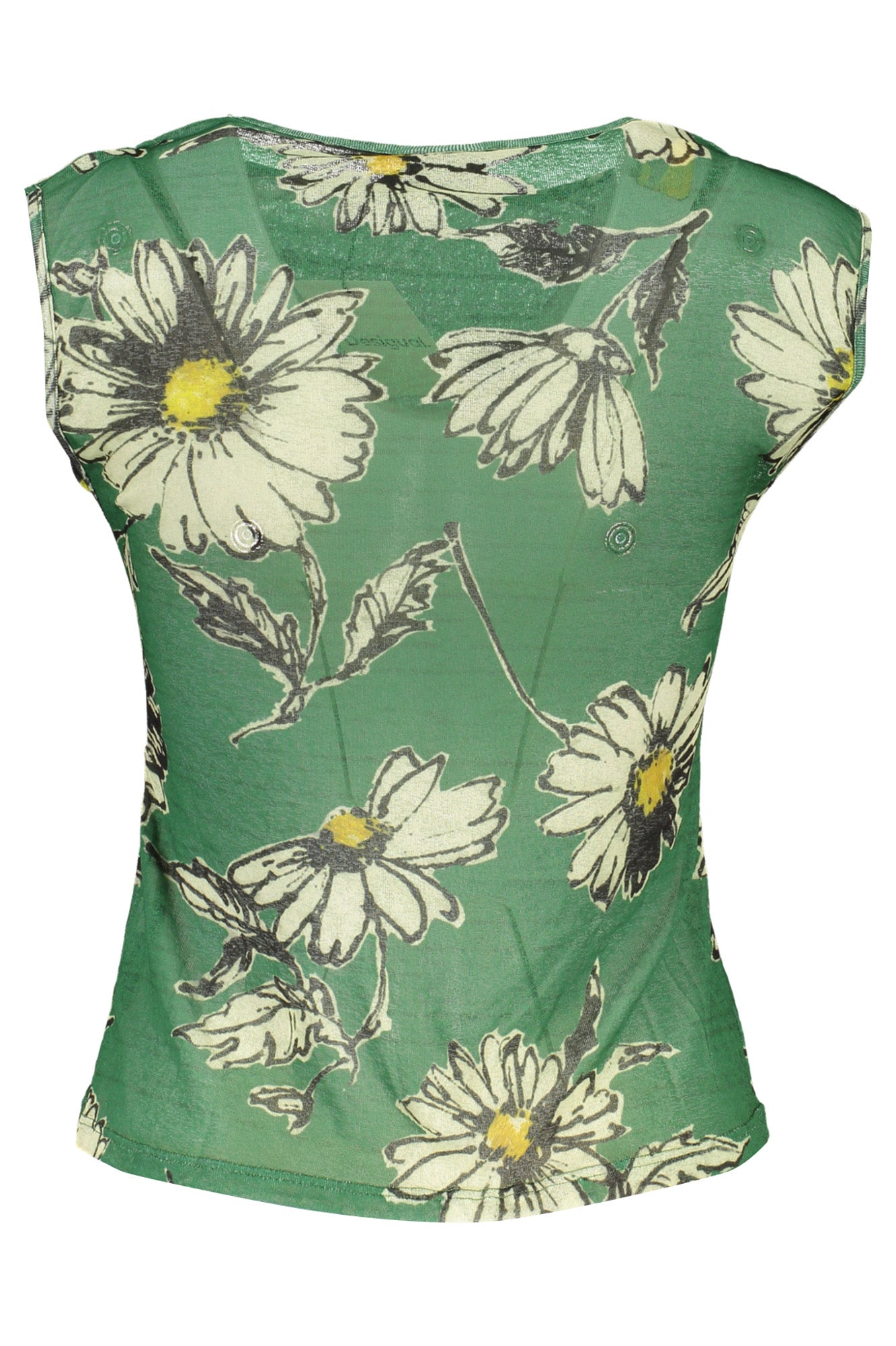 DESIGUAL Tank Tops Verde - 24SWTK24