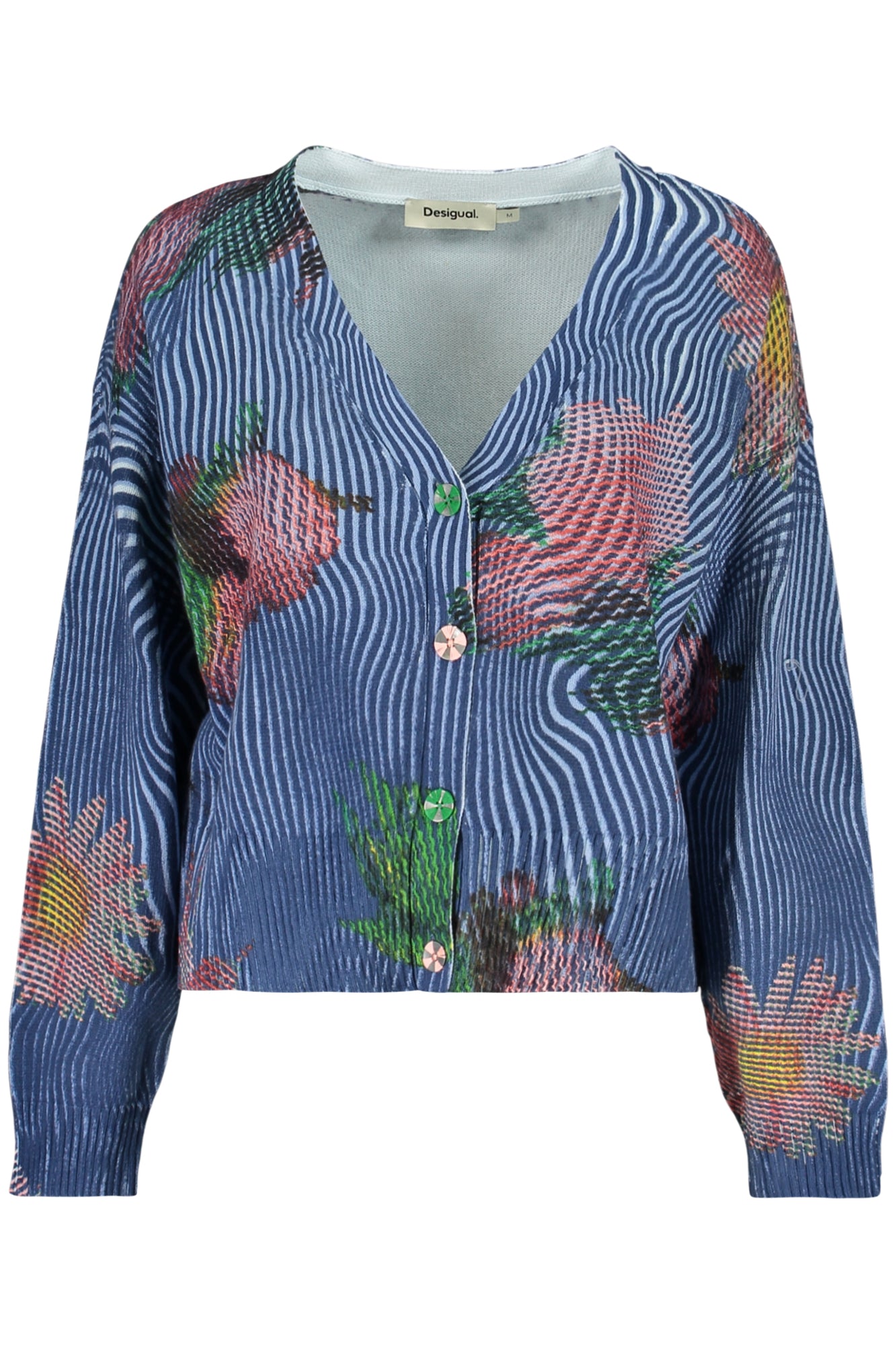 DESIGUAL Cardigan Blu - 26SWJF19