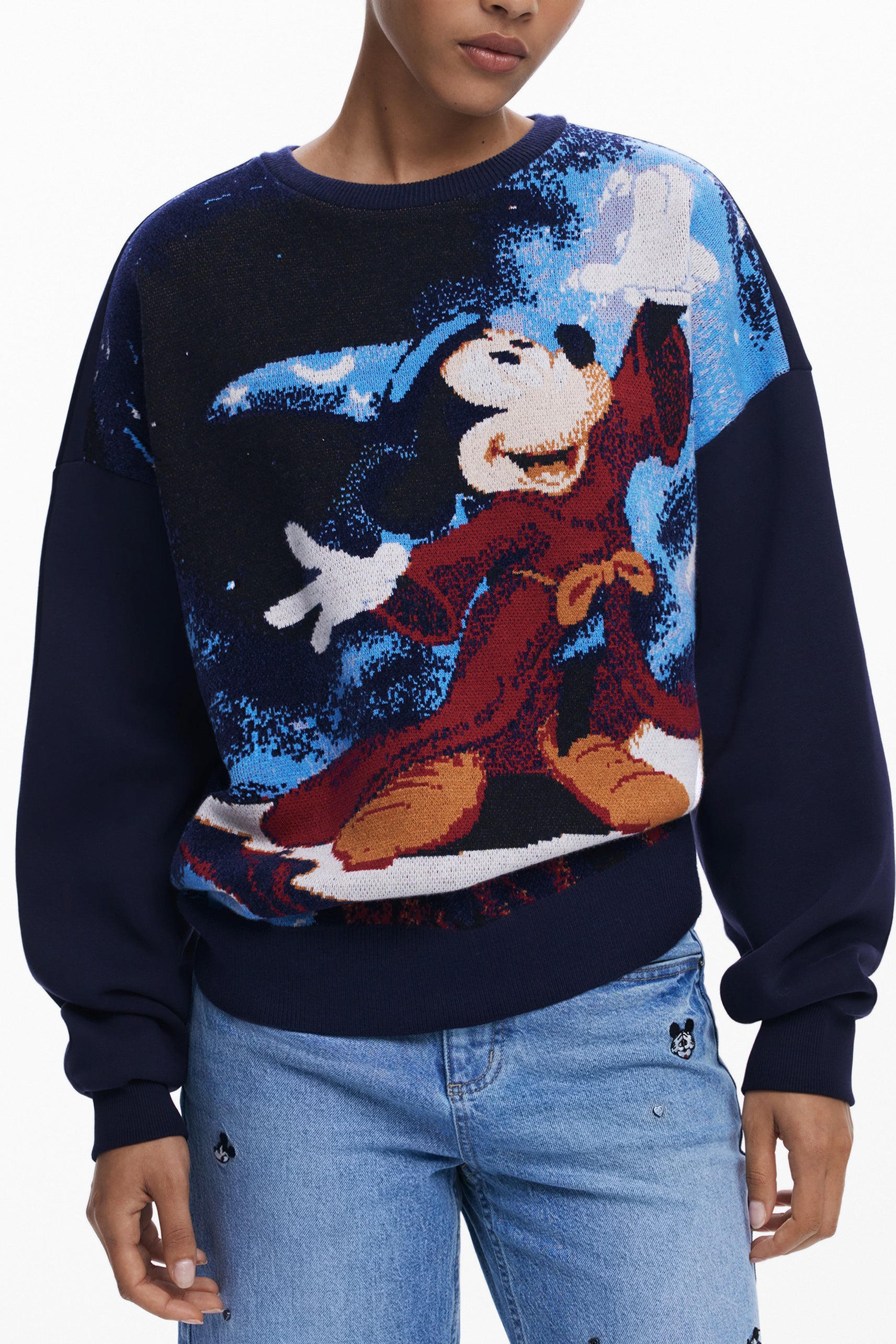 DESIGUAL Sweatshirts Blue - 25WWSK15