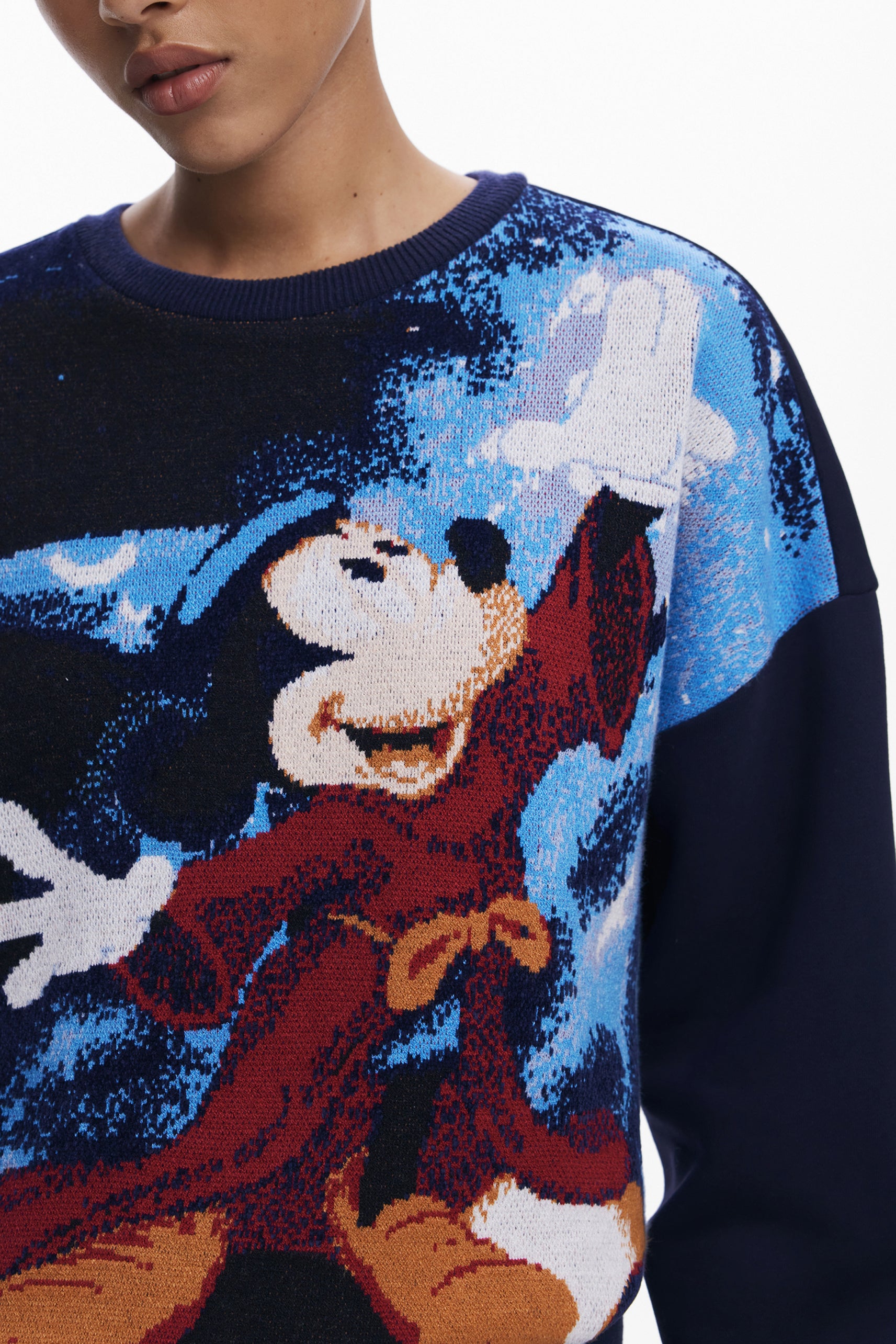 DESIGUAL Sweatshirts Blue - 25WWSK15