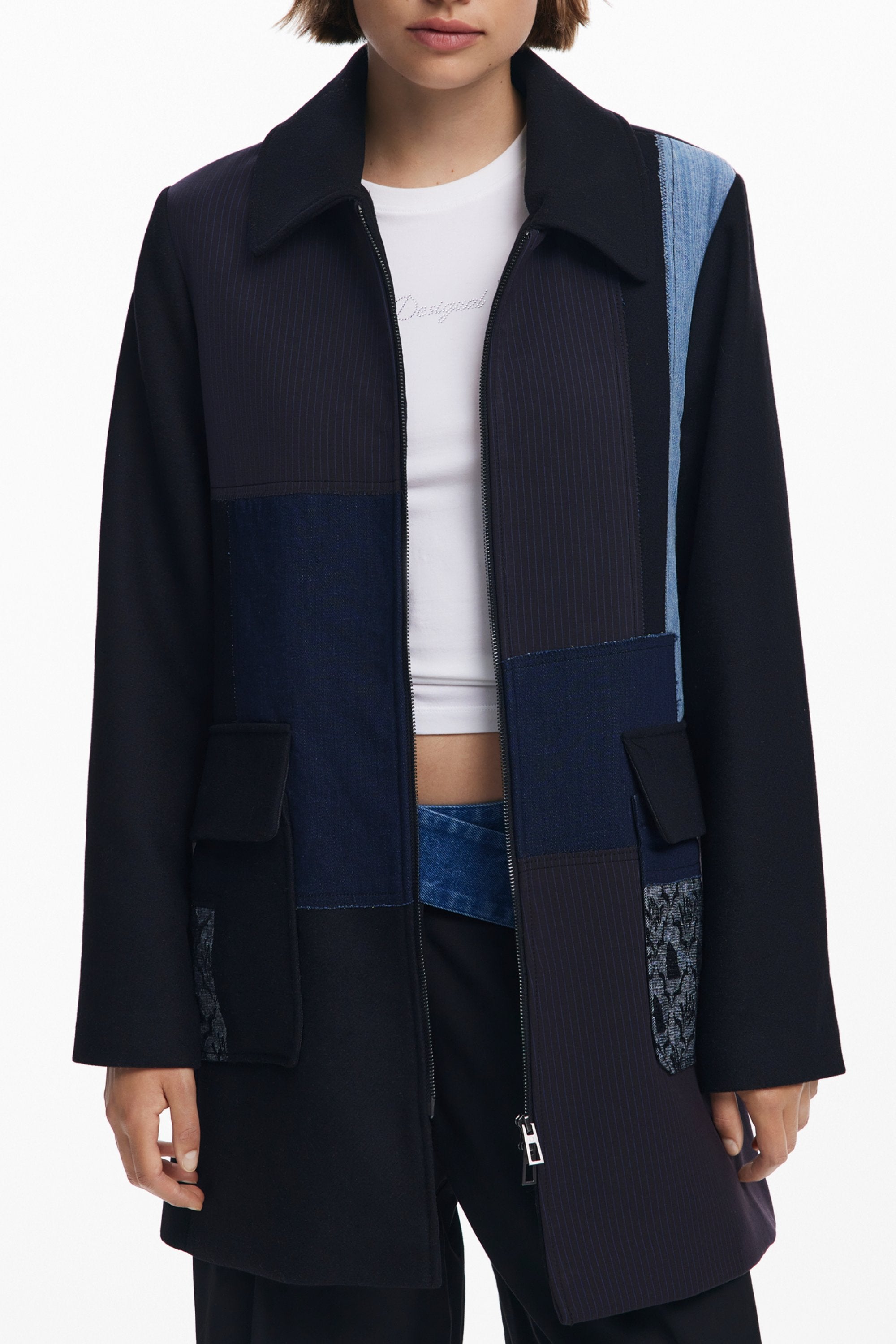 DESIGUAL Jackets and down jackets Nero - 25WWEW46