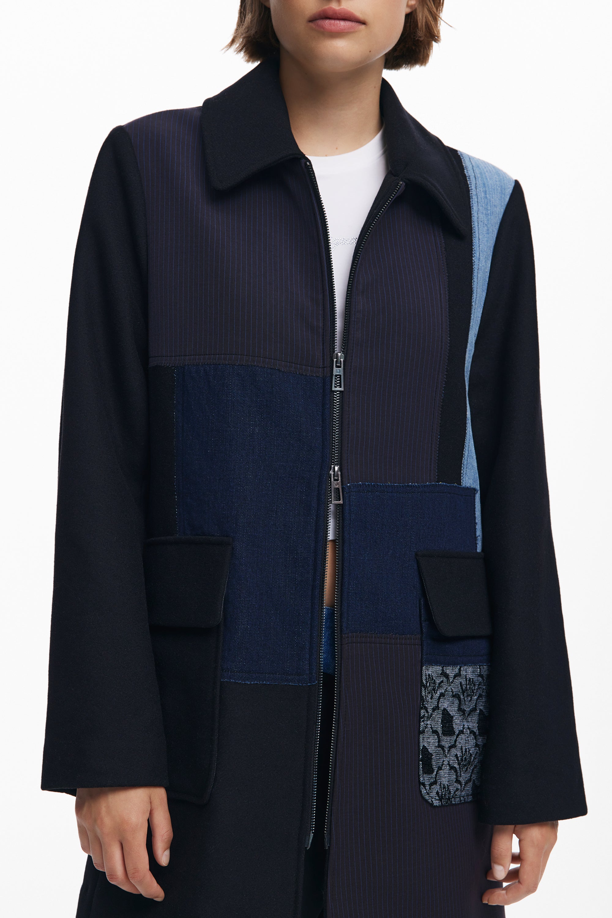 DESIGUAL Jackets and down jackets Nero - 25WWEW46