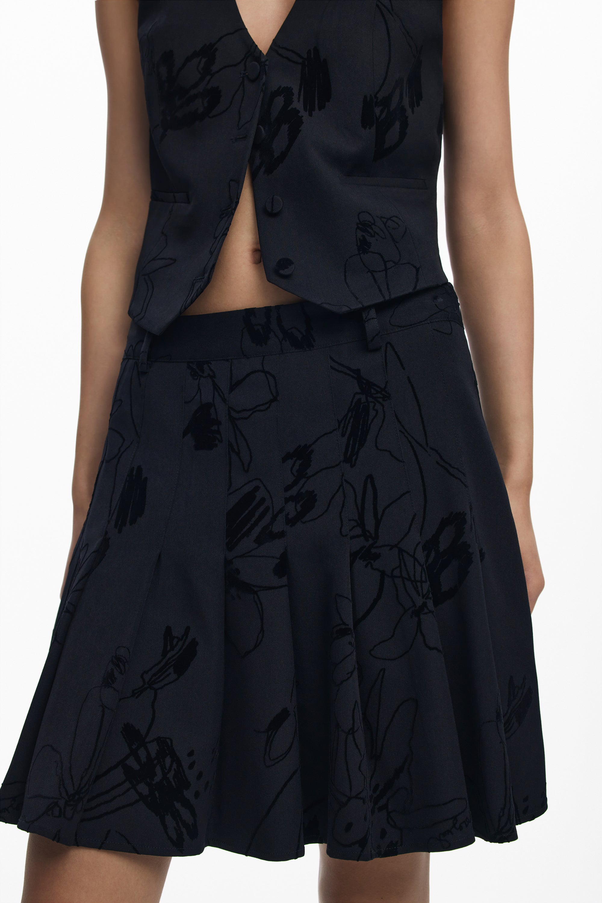 DESIGUAL Skirts Nero - 25WWFW10