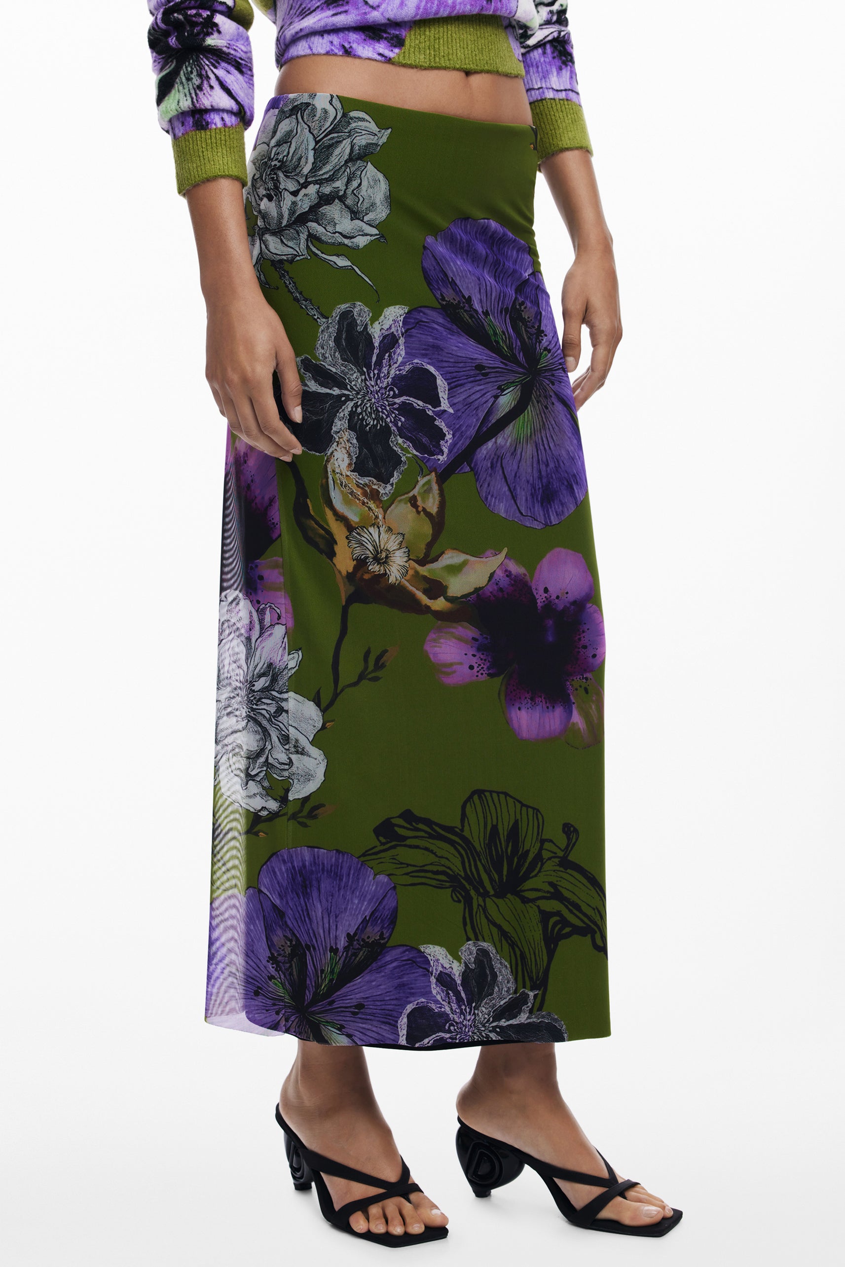 DESIGUAL Skirts Verde - 25WWFK03