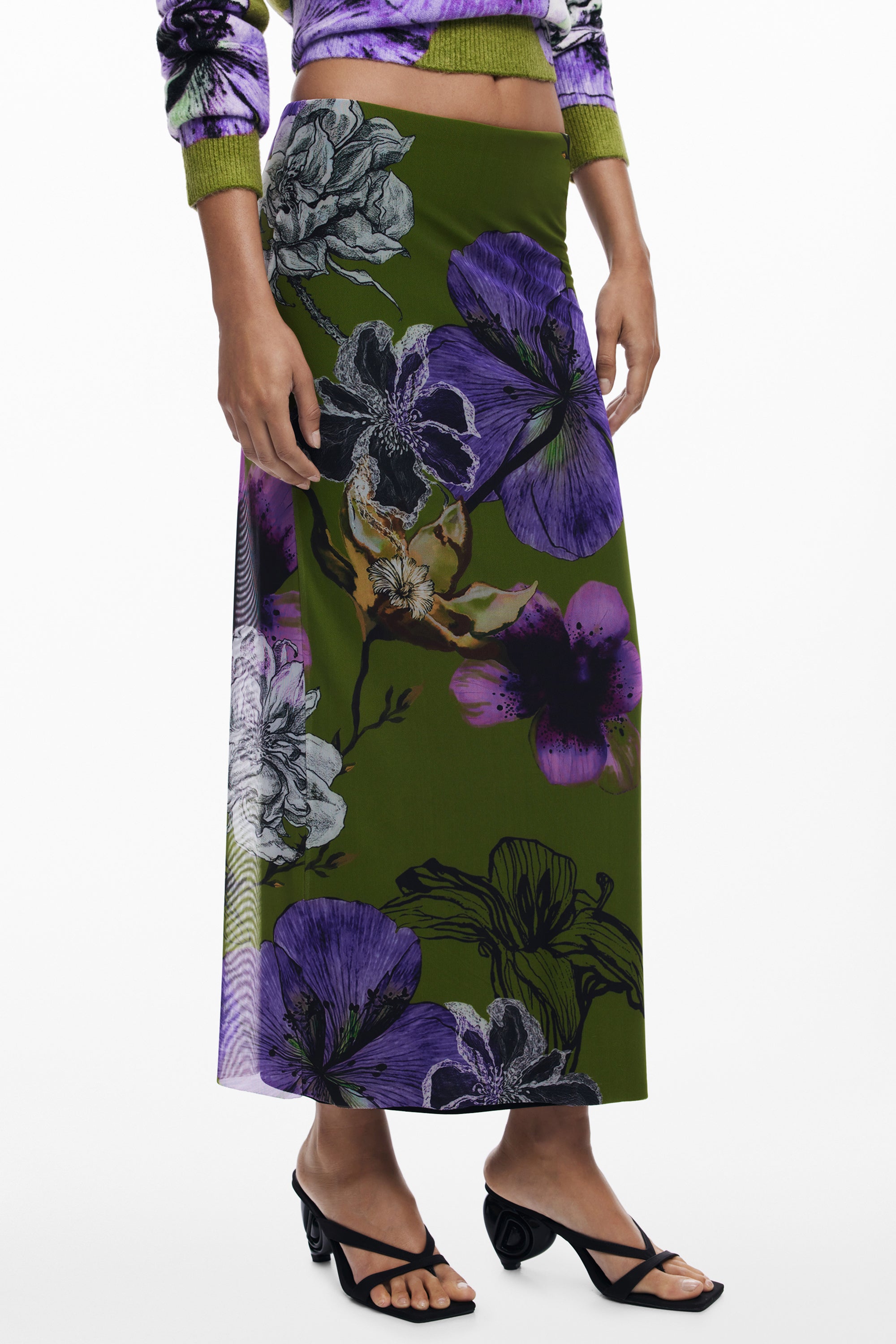 DESIGUAL Skirts Verde - 25WWFK03
