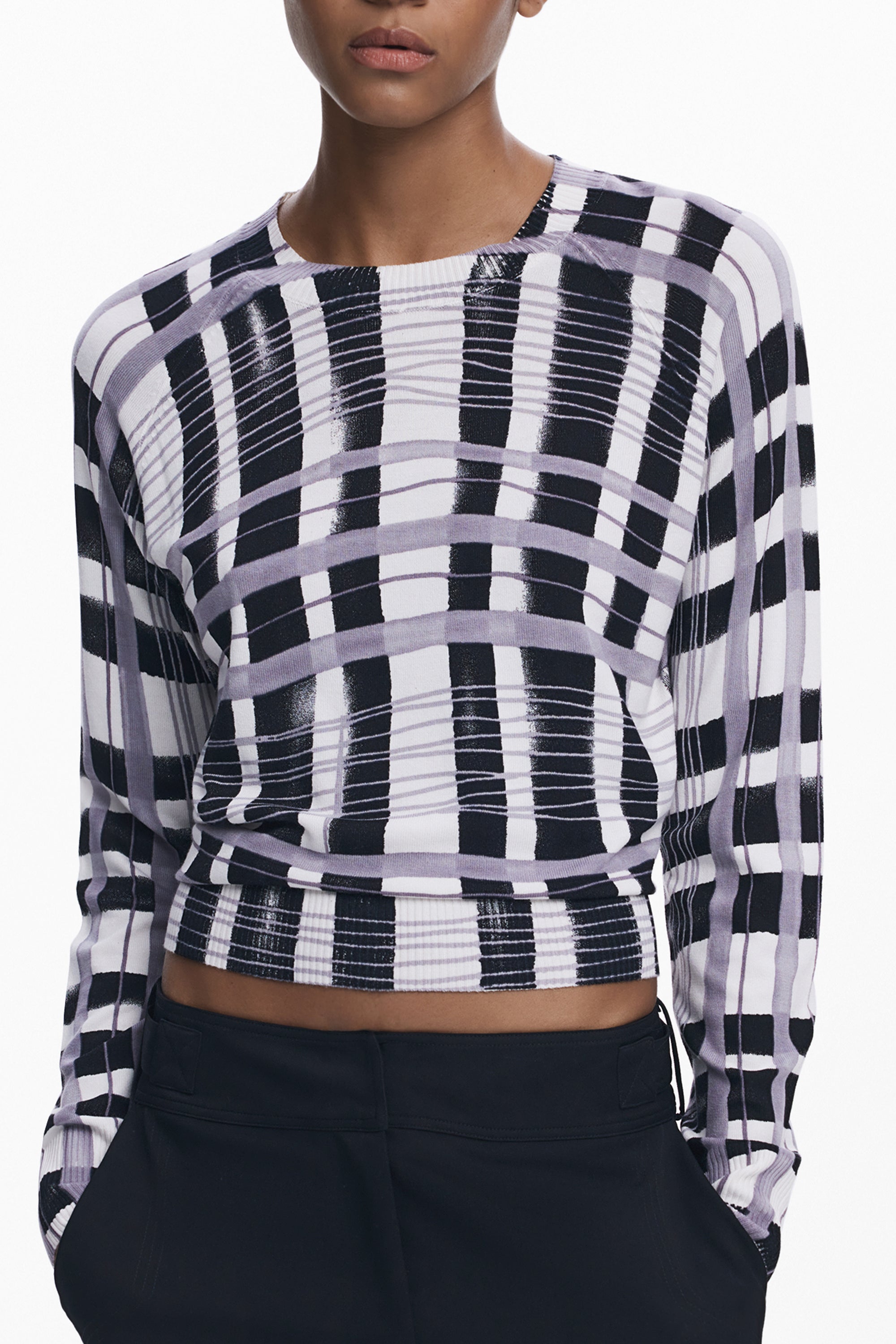 DESIGUAL DESIGUAL WOMEN'S PINK SWEATER - Bianco