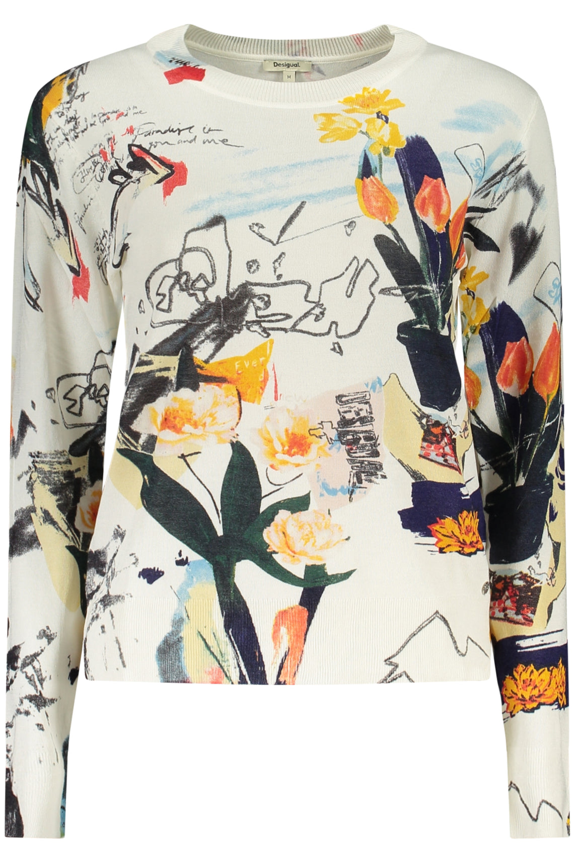 DESIGUAL Sweaters White - 26SWJF35