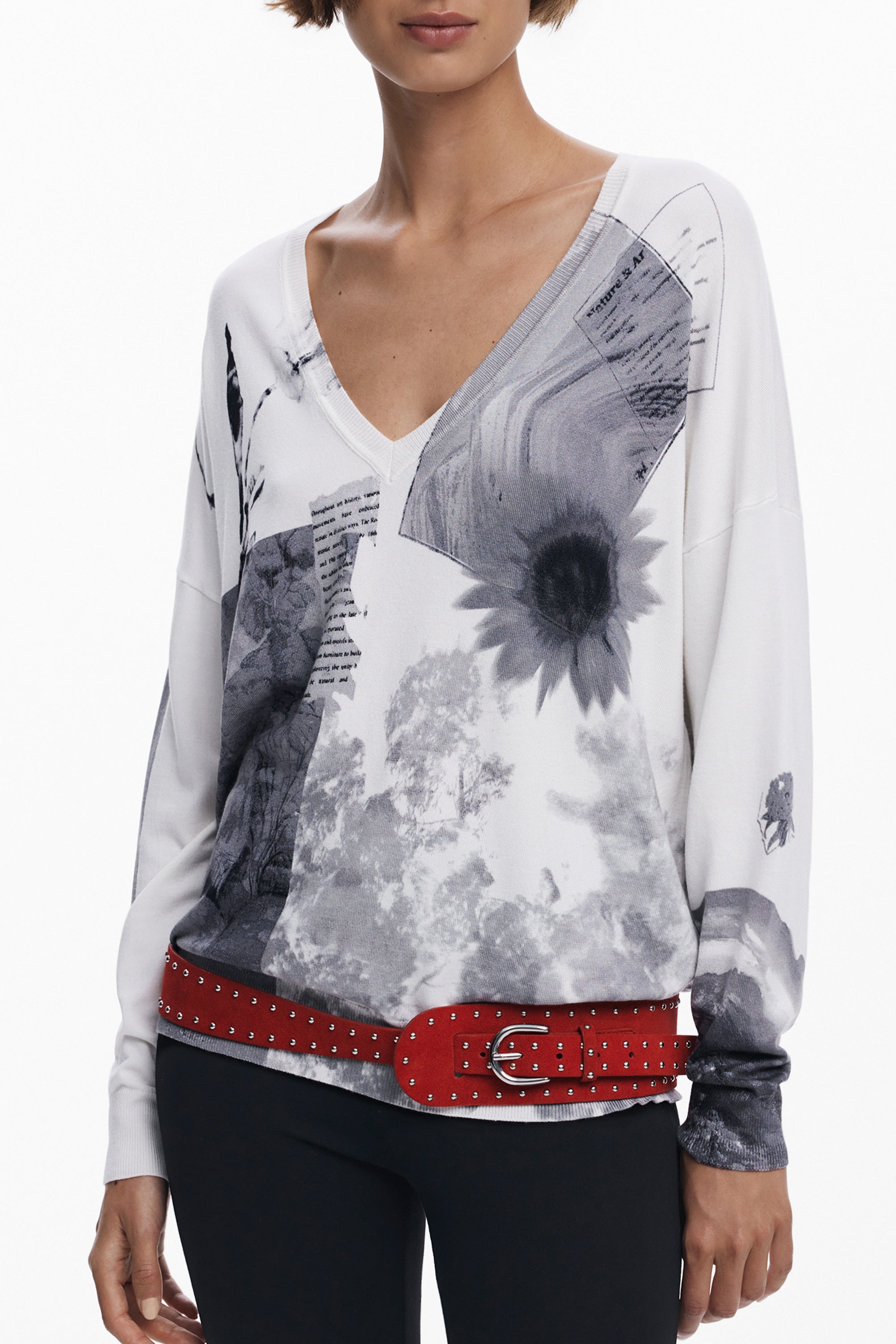 DESIGUAL Sweaters Bianco - 25WWJF15