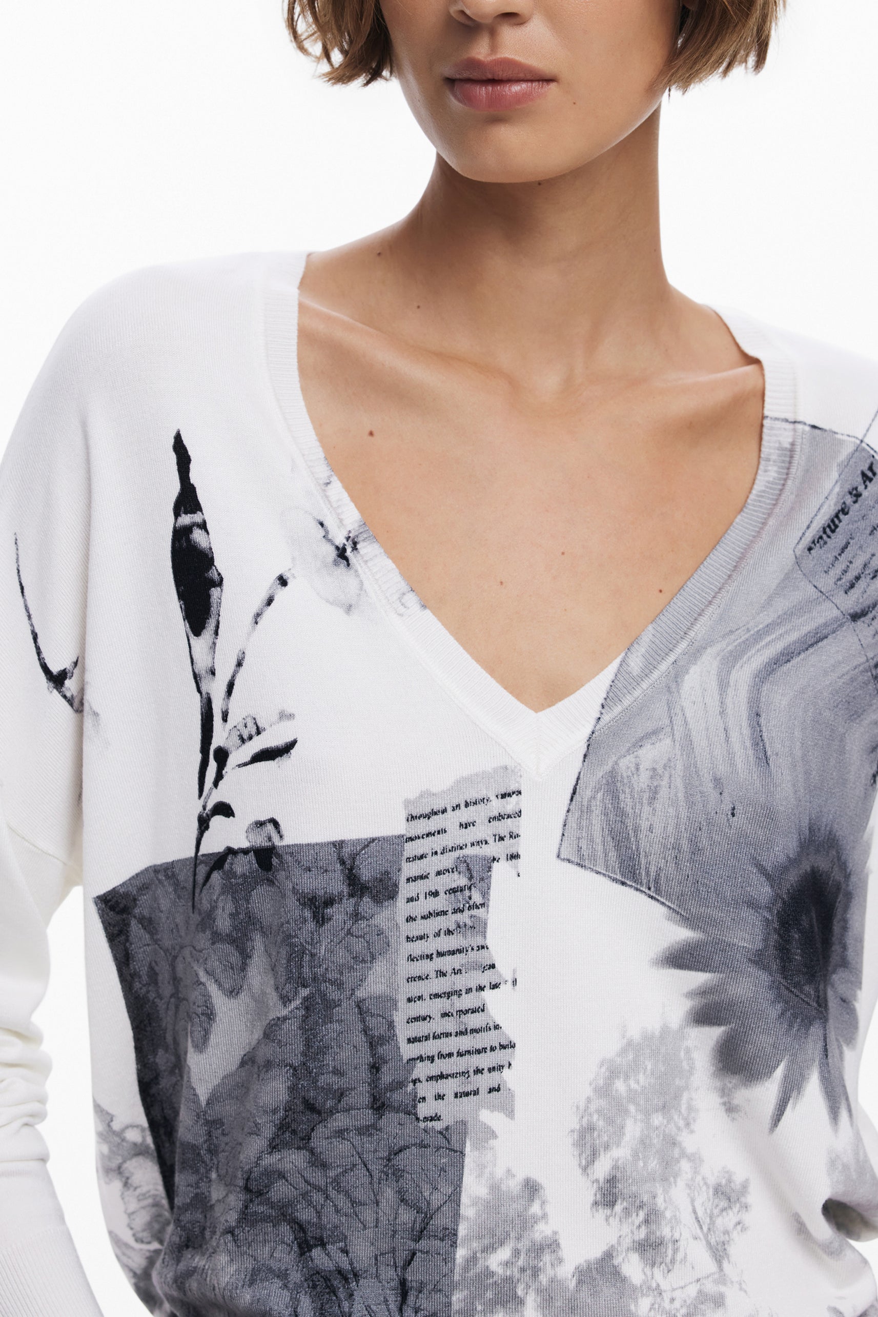 DESIGUAL Sweaters Bianco - 25WWJF15