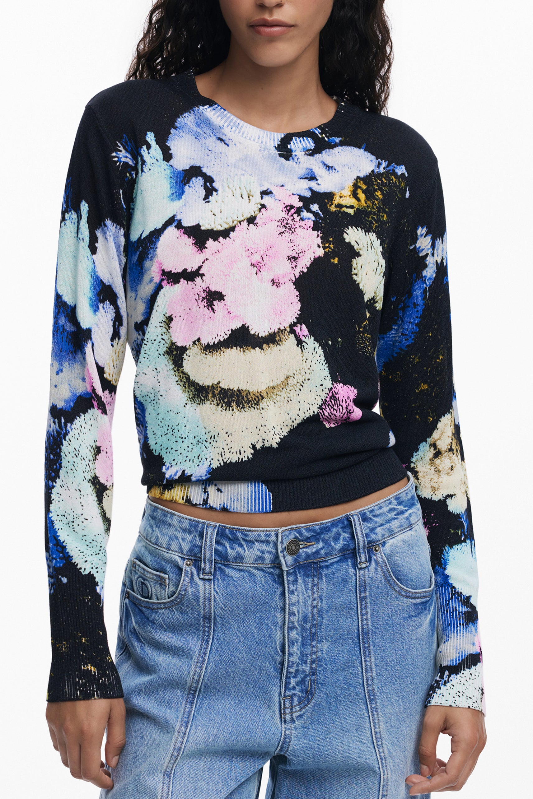 DESIGUAL Sweaters Black - 25WWJF46