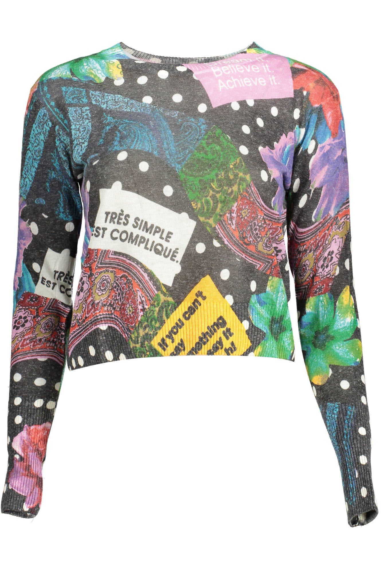 DESIGUAL Sweaters Nero - 22WWJFA1